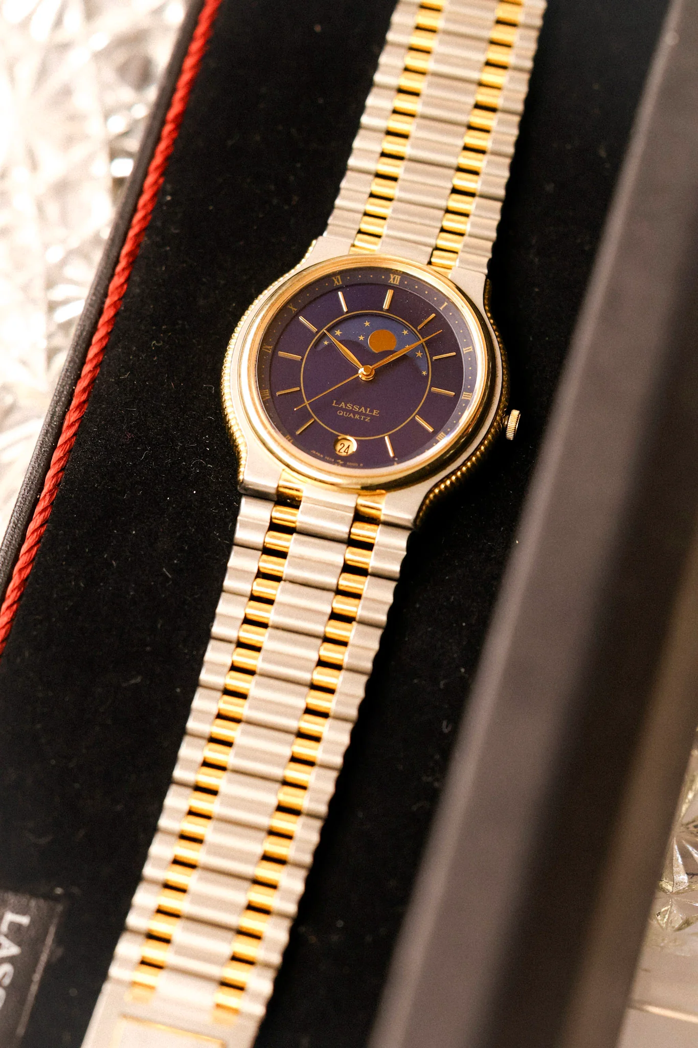 1985 Seiko Lassale Moonphase Coin Edge Ellipse - Image 7