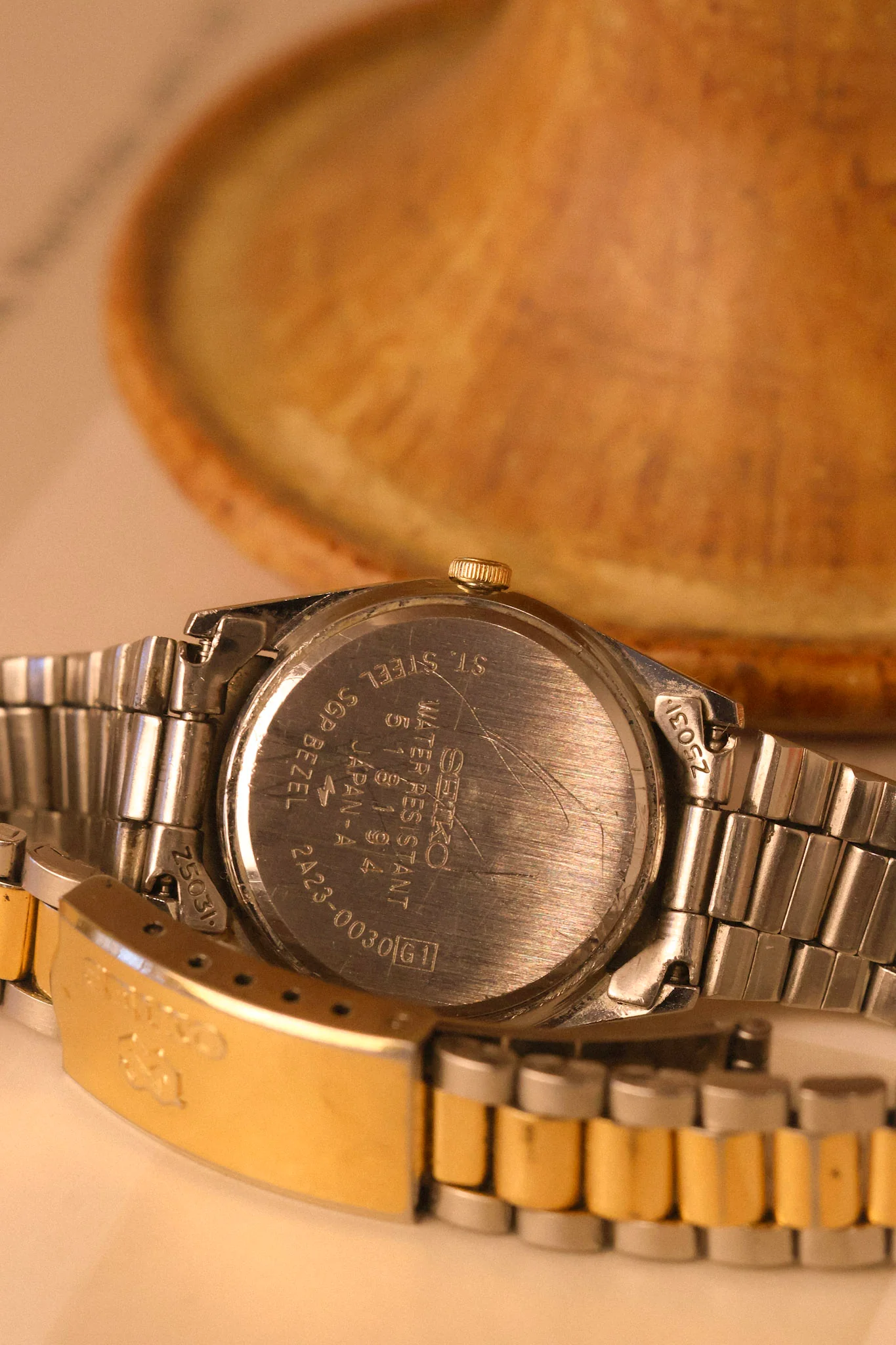 1985 Seiko Mini Champagne Two Toned Prez - Image 7