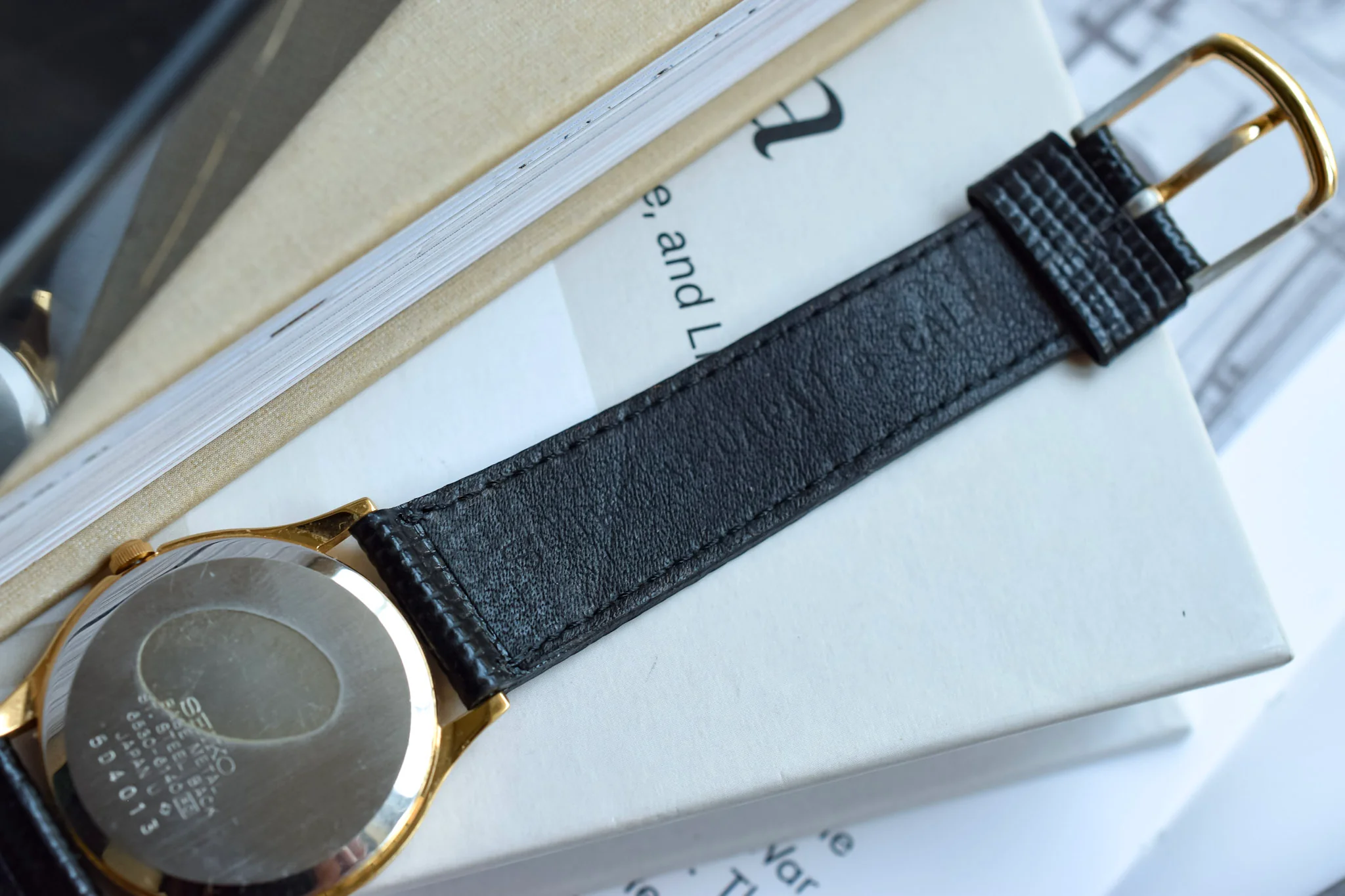 1985 Seiko Minimalist Gilt Dial - Image 6