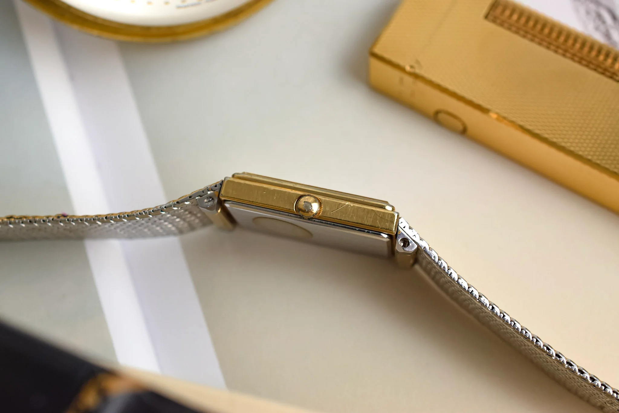 1985 Seiko Champagne Snowflake Tank - Image 3