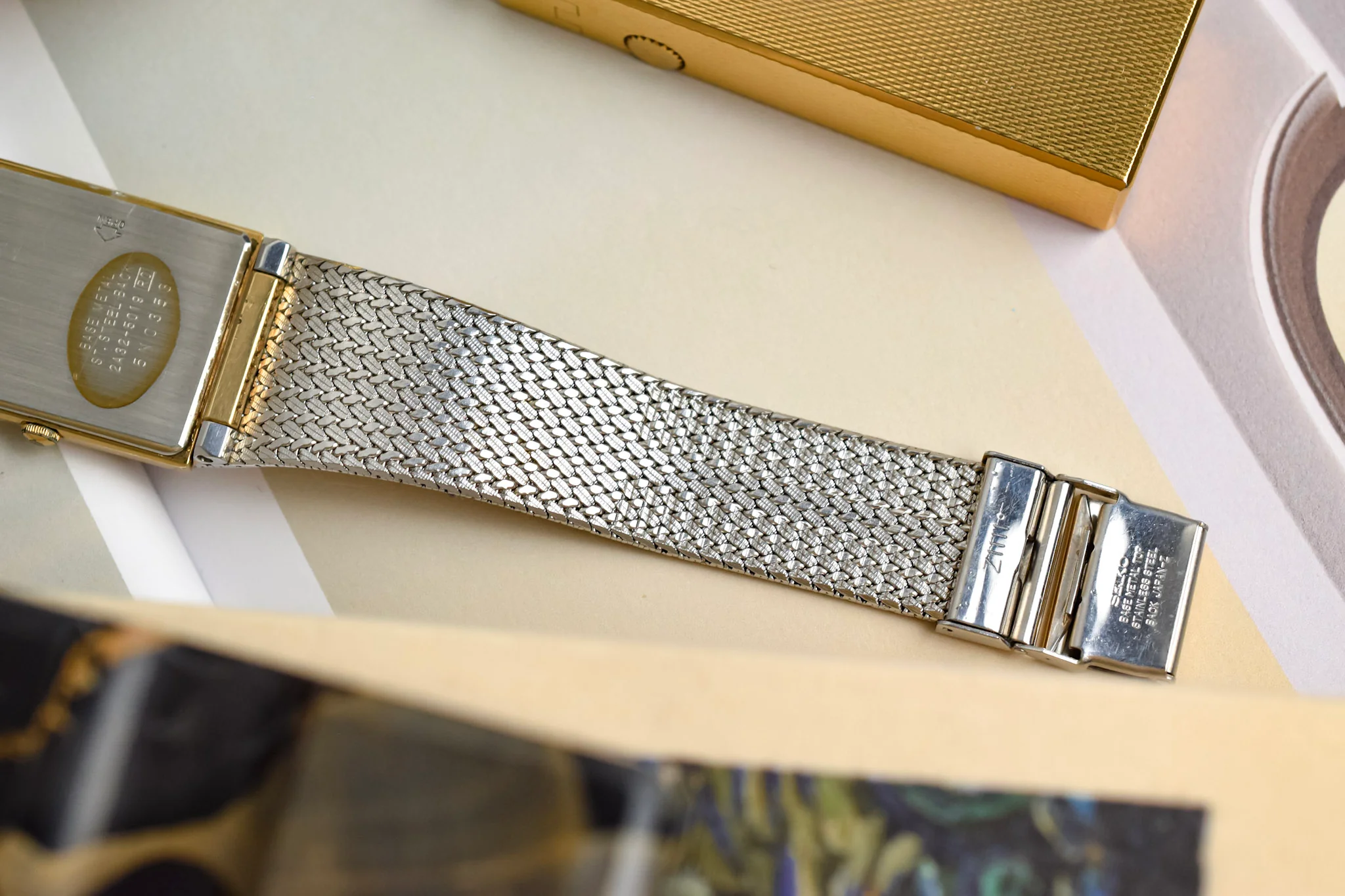 1985 Seiko Champagne Snowflake Tank - Image 8