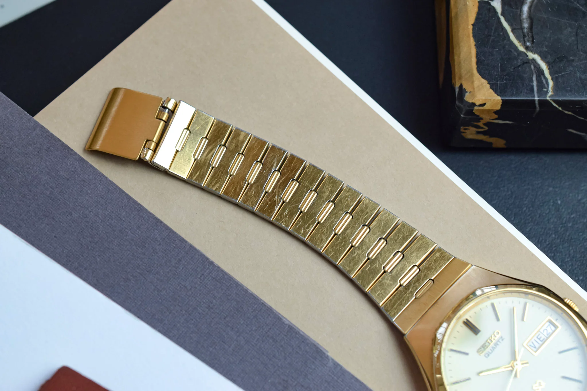 1985 Seiko SQ Baby Royal Oak Day-Date - Image 7
