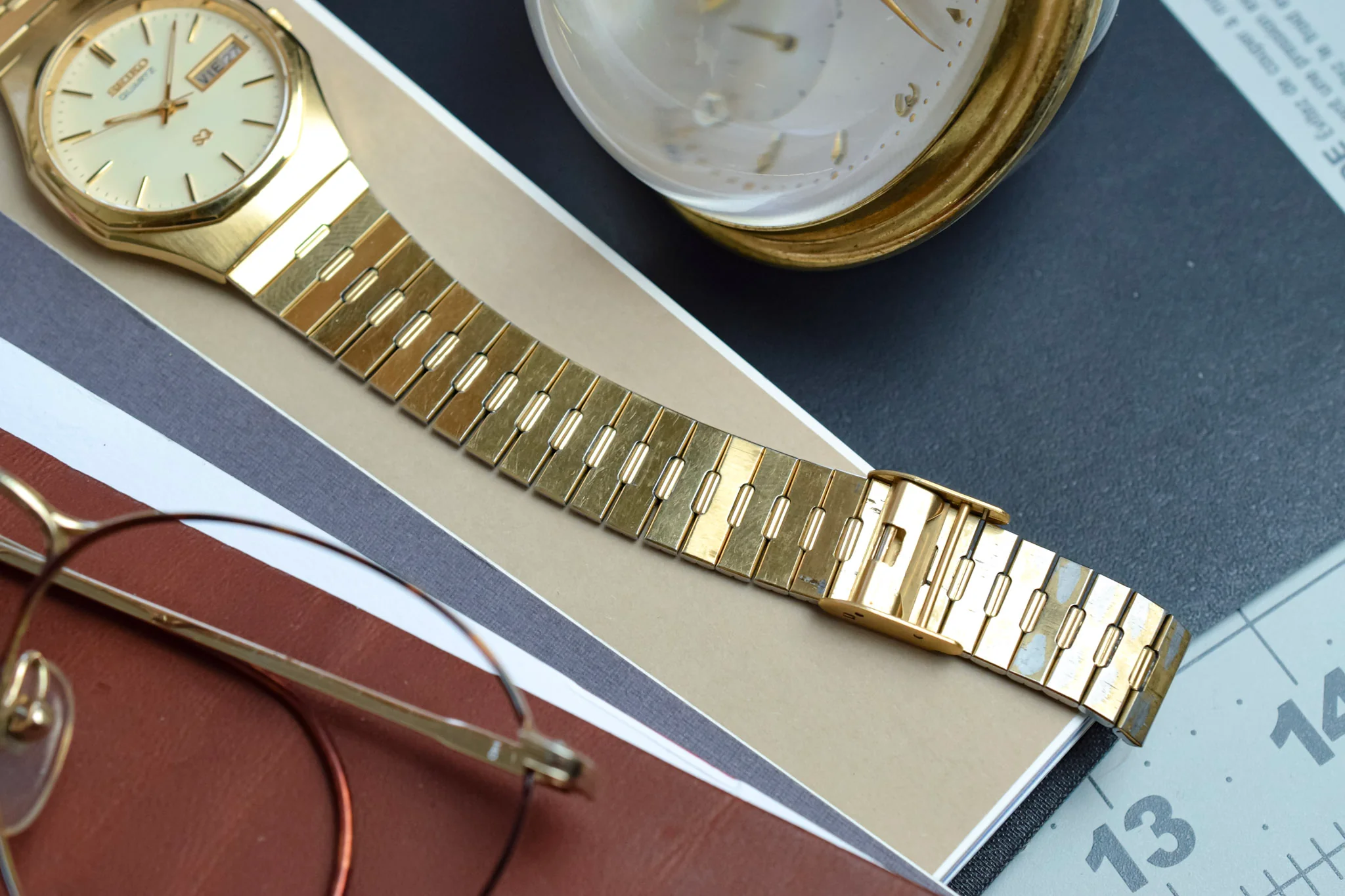 1985 Seiko SQ Baby Royal Oak Day-Date - Image 8