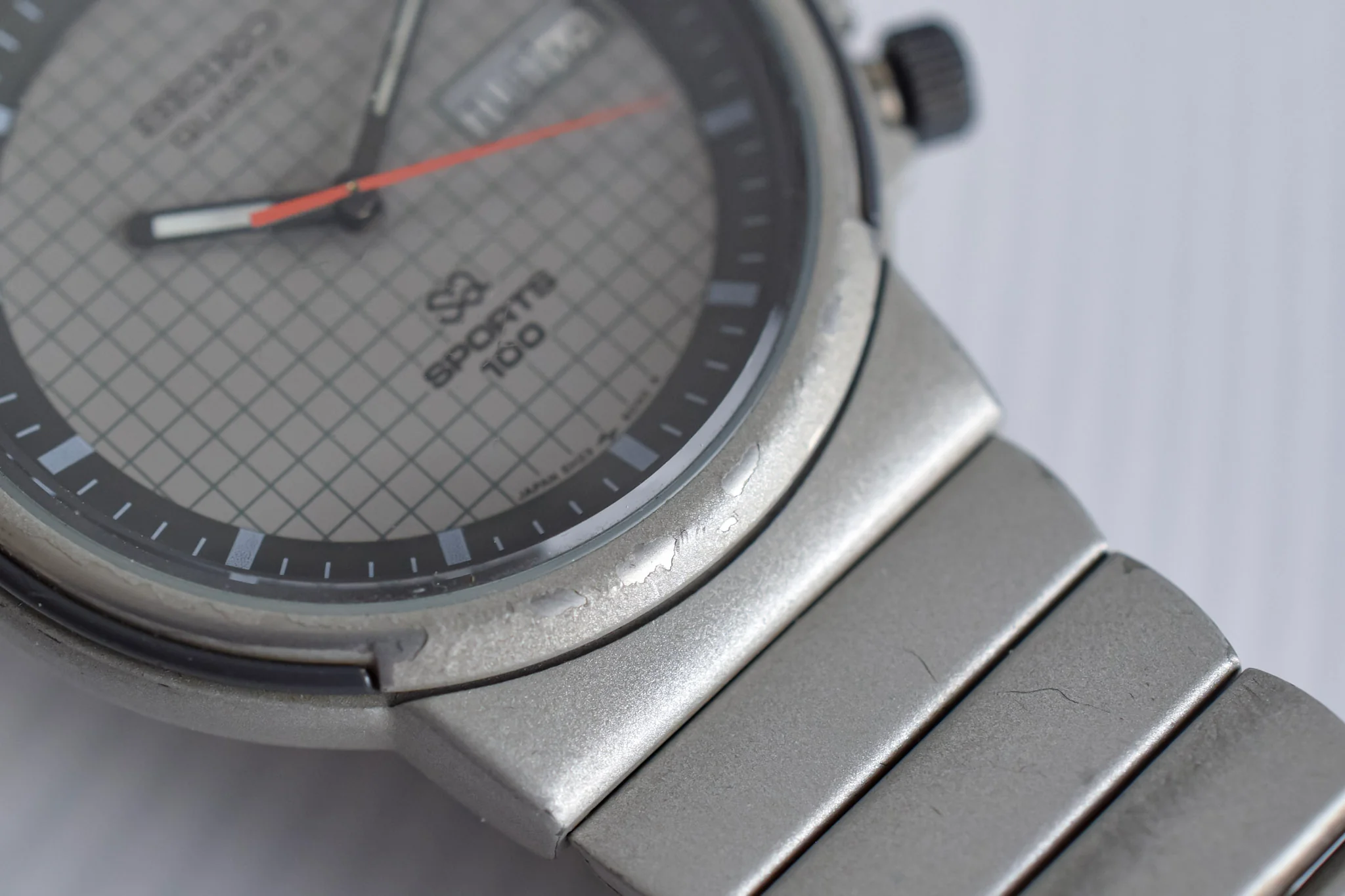1985 Seiko SQ Sports 100 Grid Dial - Image 5