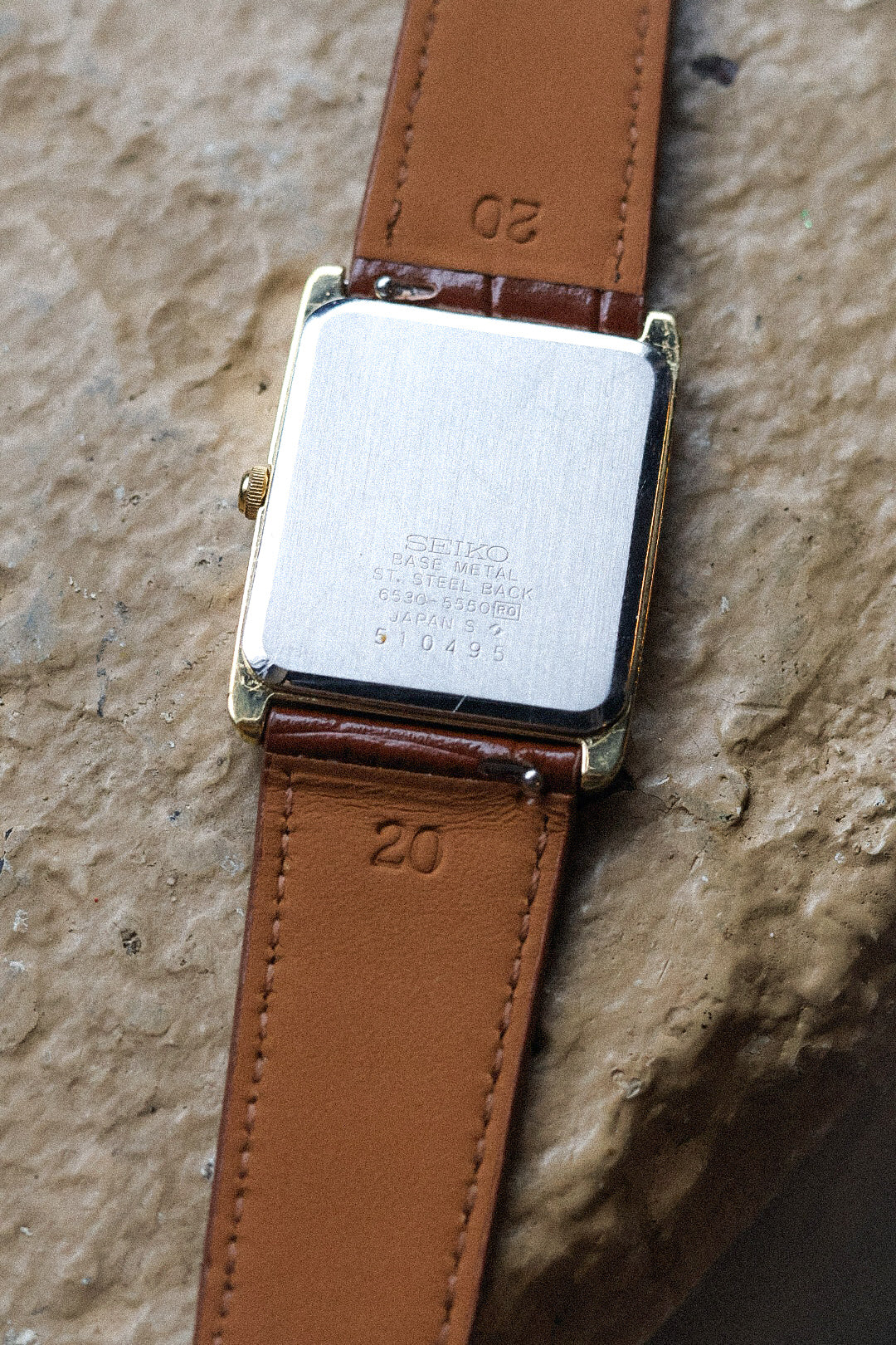 1985 Seiko White Roman Tank - Image 5
