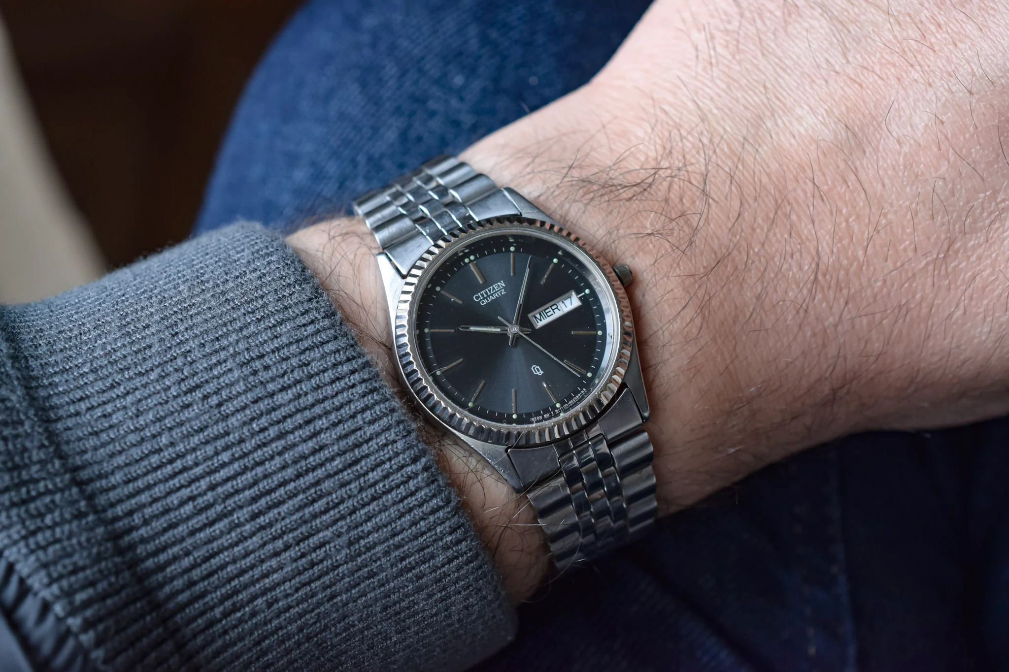 1986 Citizen CQ Gray "Datejust" - Image 3