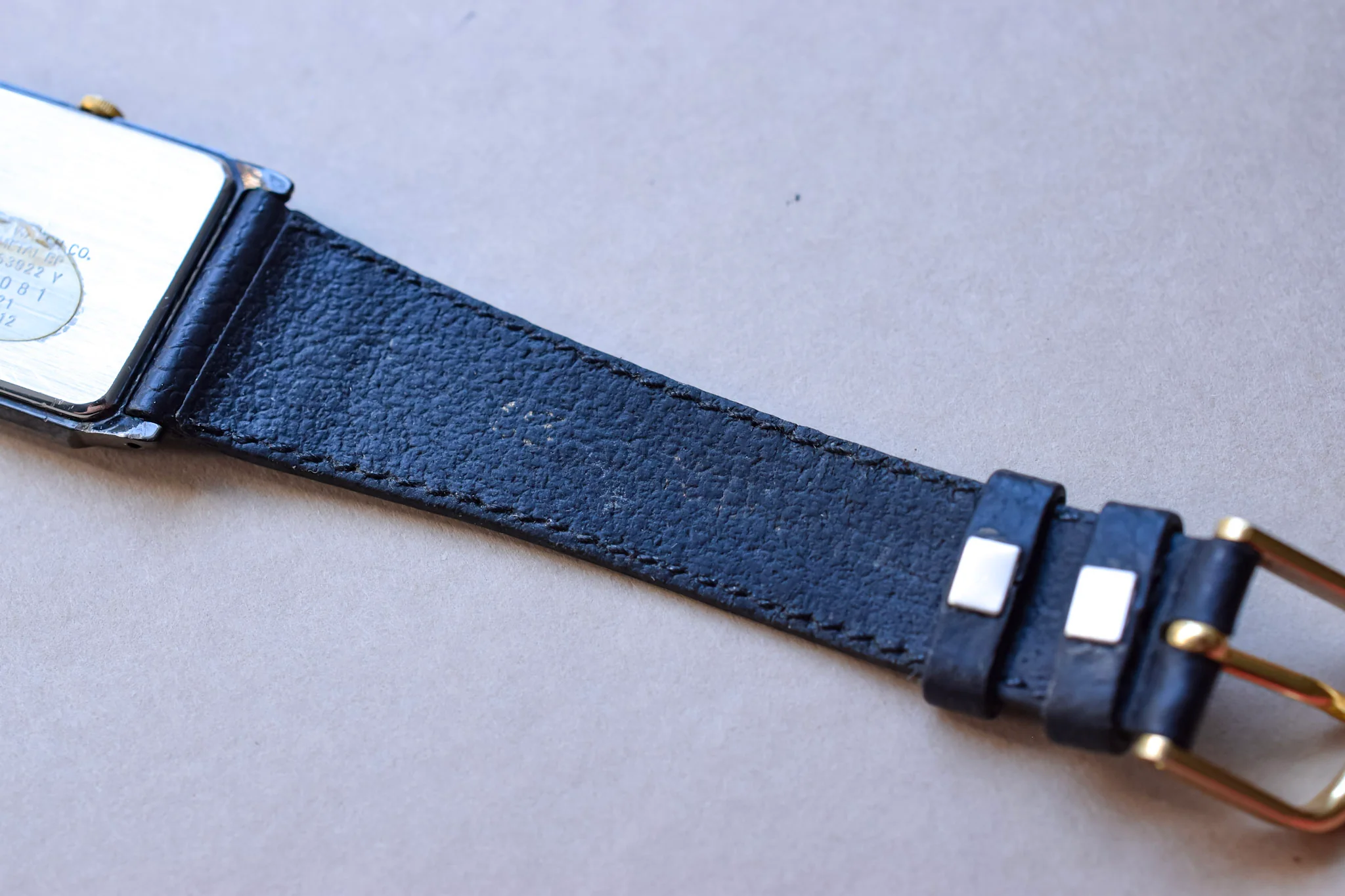 1986 Citizen CQ Gilt Black Case Tank - Image 8