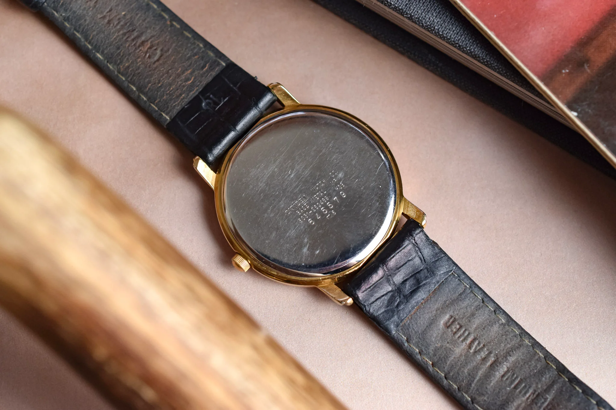 1986 Citizen Stepped Lugs Roman Dial - Image 10