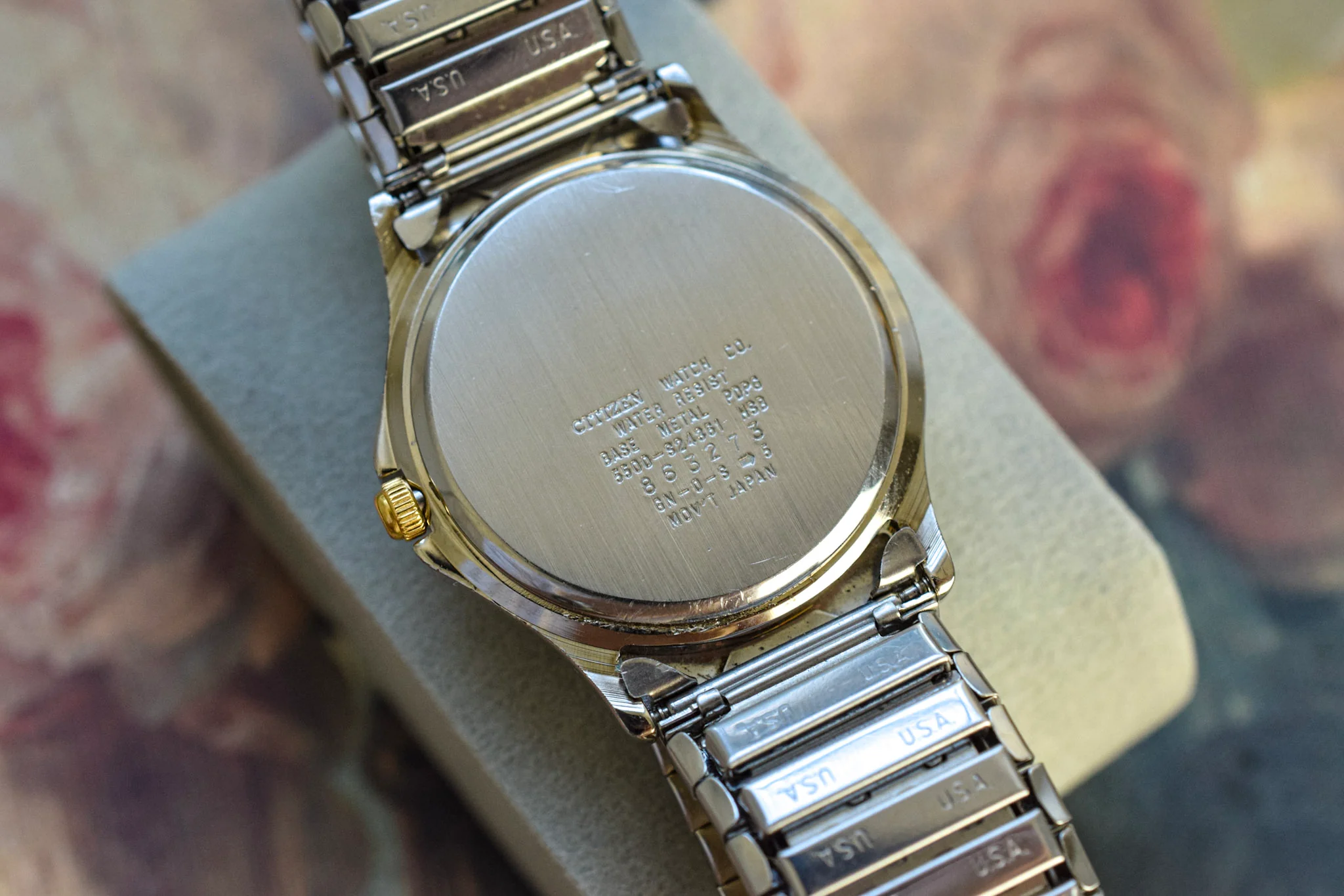 1986 Citizen Two Tone Black Dial Day-Date - Image 7