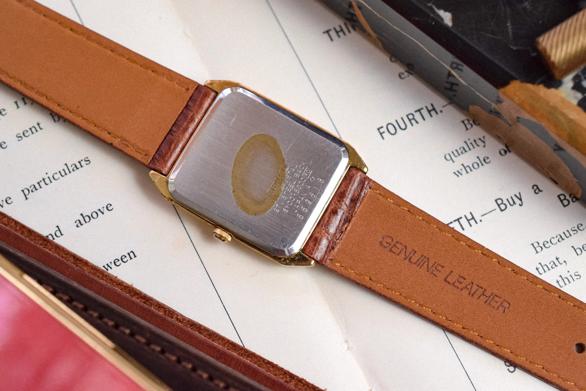 1986 Seiko Champagne Arrondie Tank - Image 10