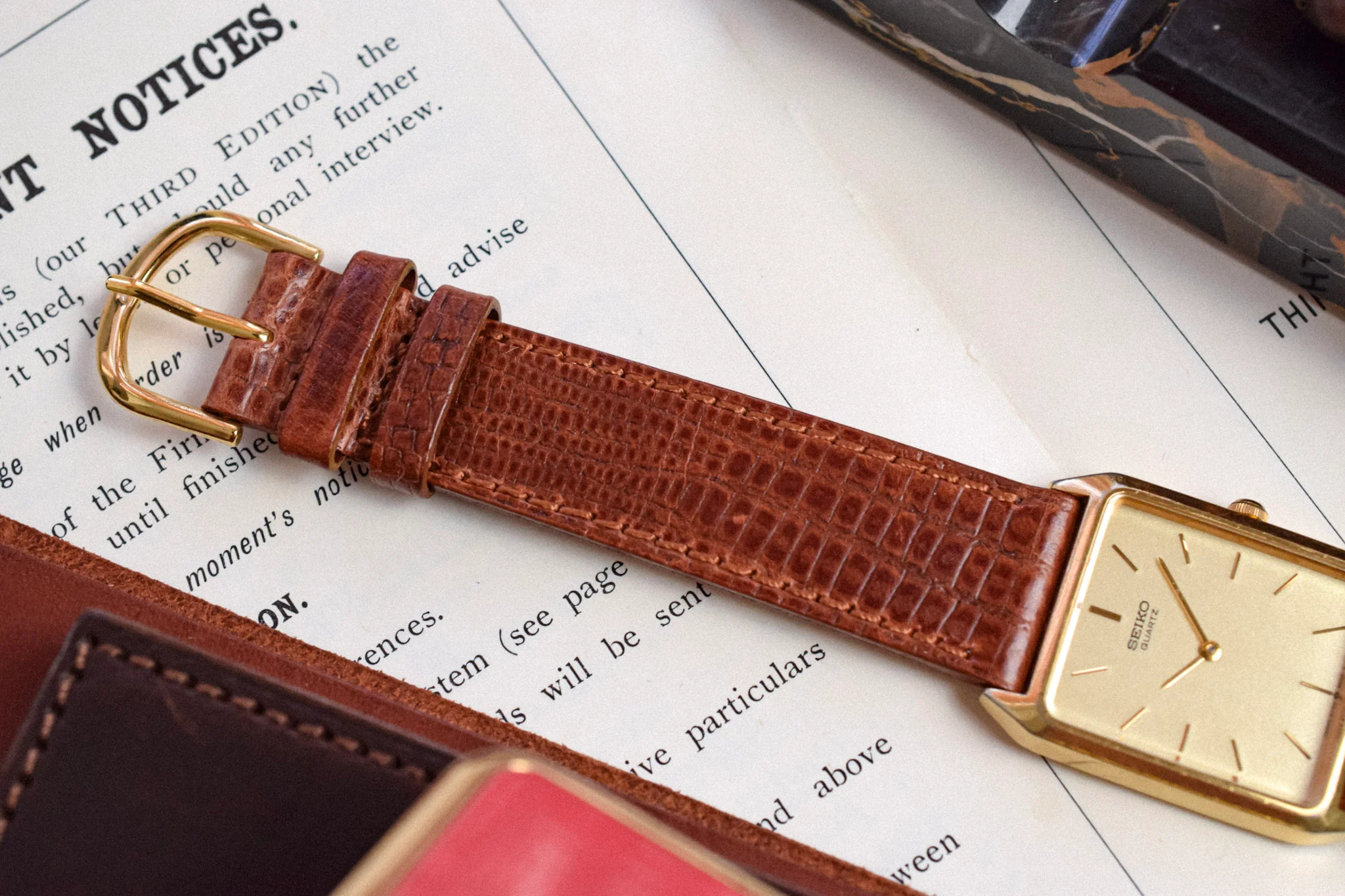 1986 Seiko Champagne Arrondie Tank - Image 6