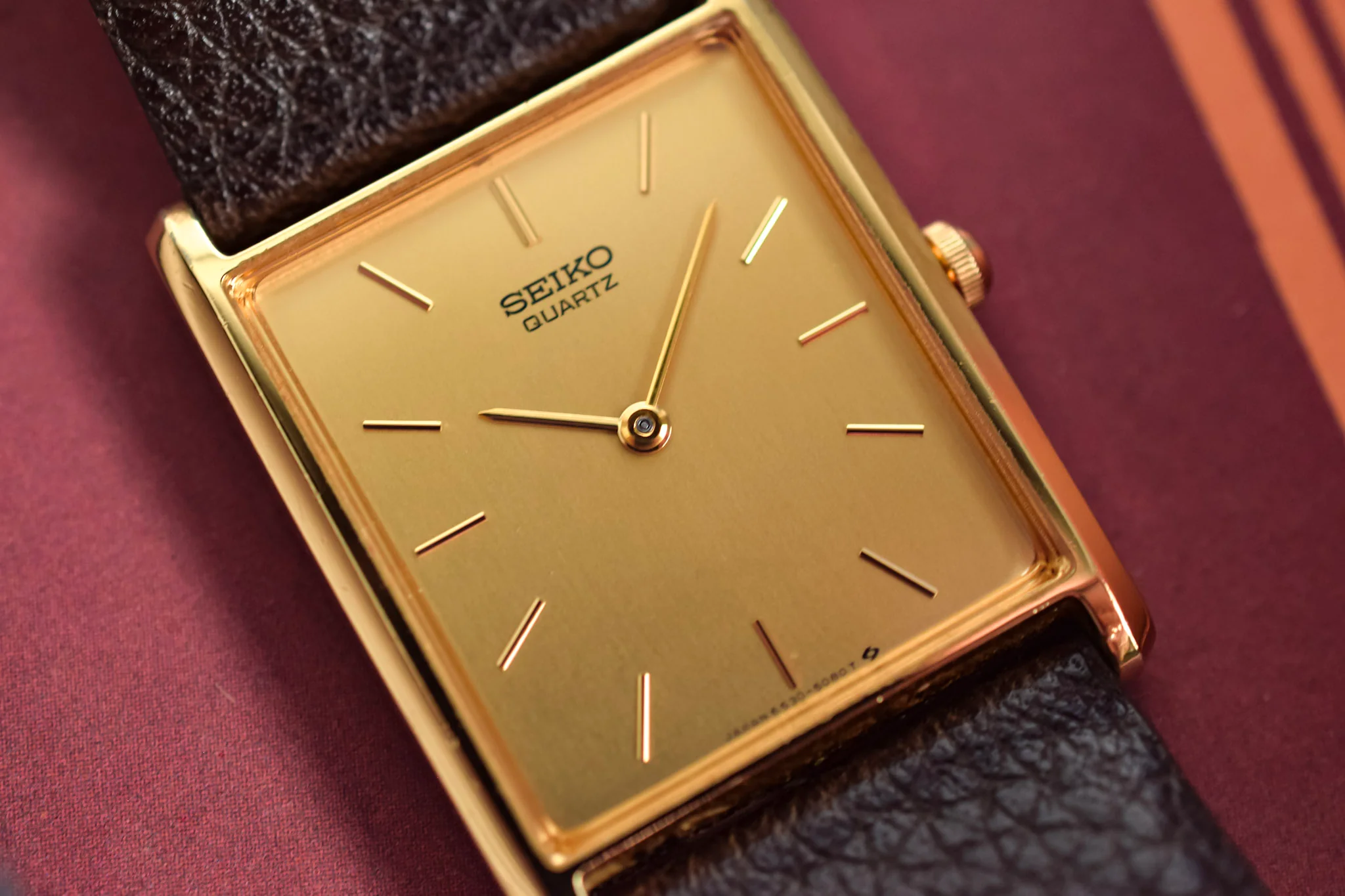 1986 Seiko Champagne Tank - Image 3