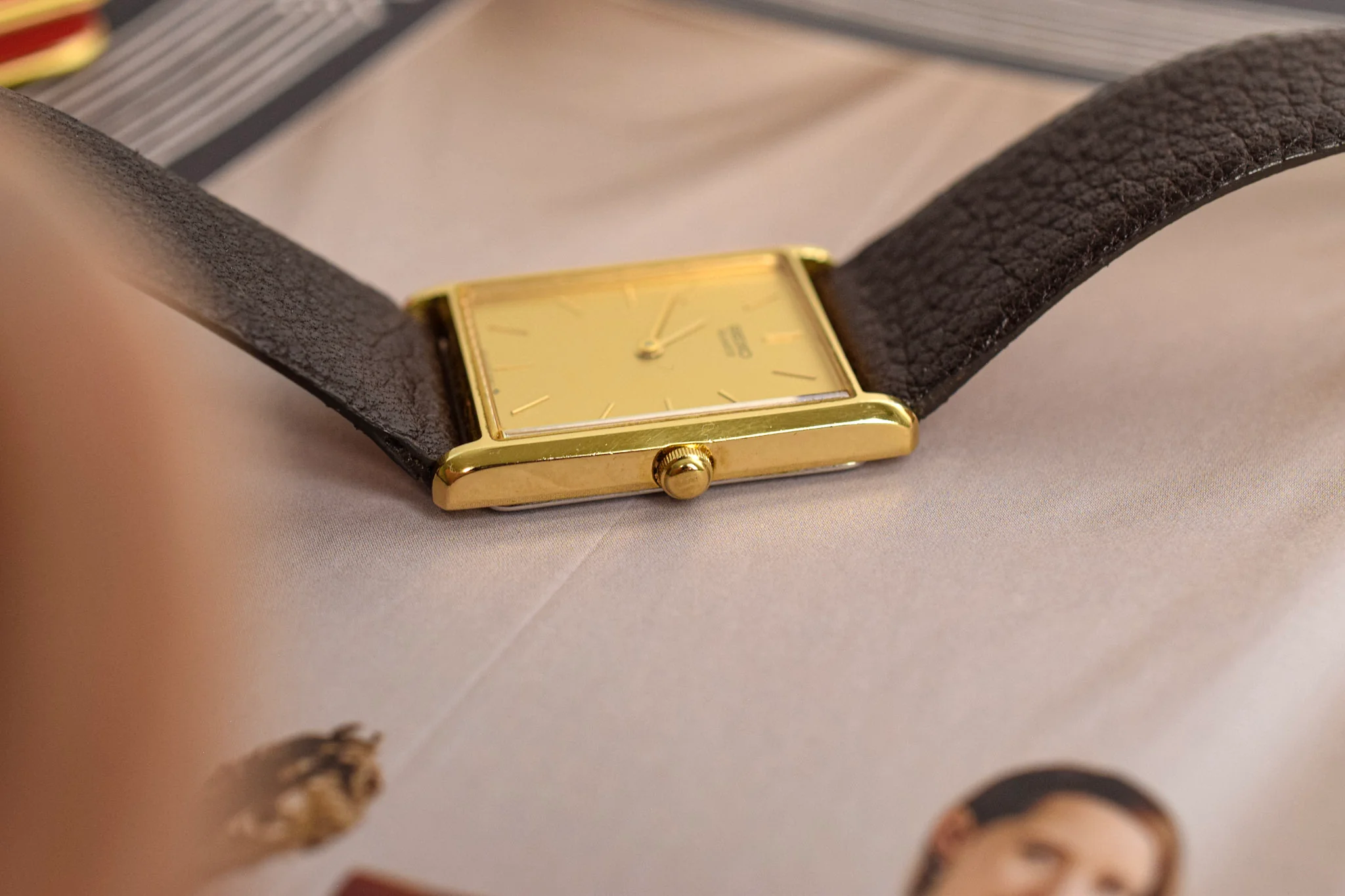 1986 Seiko Champagne Tank - Image 4