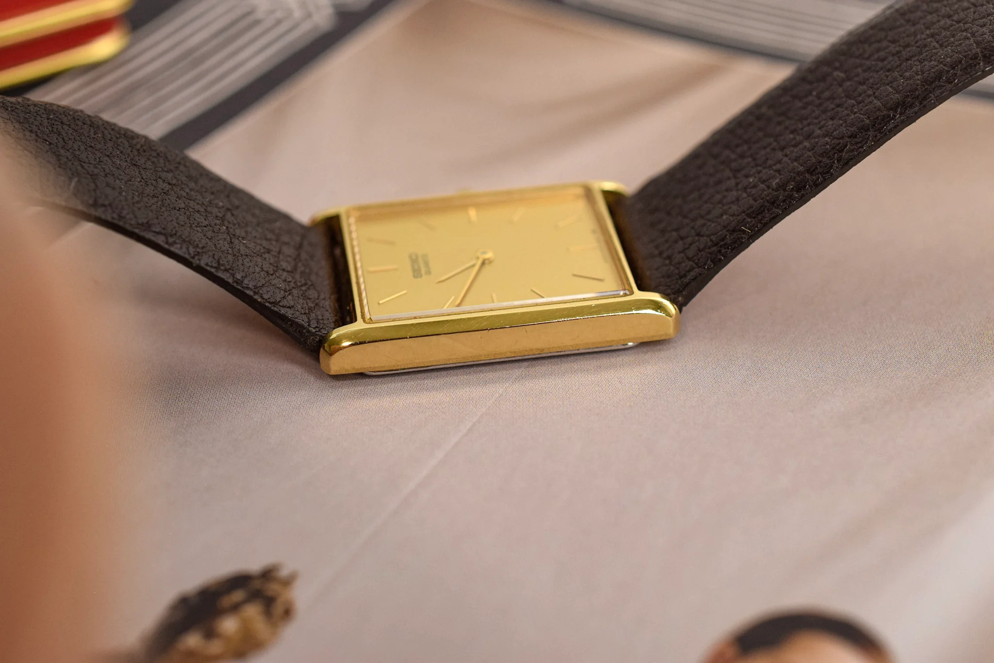 1986 Seiko Champagne Tank - Image 5