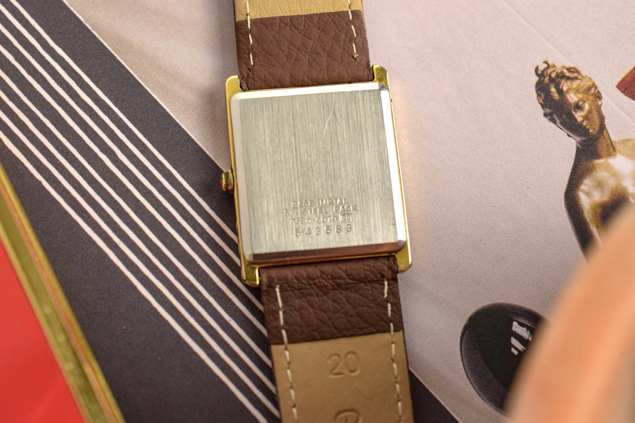 1986 Seiko Champagne Tank - Imperfect Crystal - Image 6
