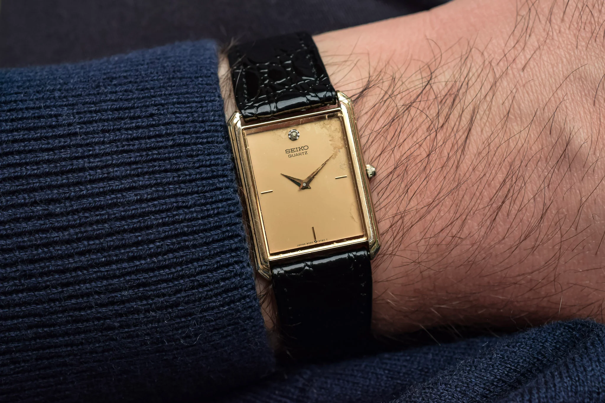 1986 Seiko Diamond Patina Tank - Image 10