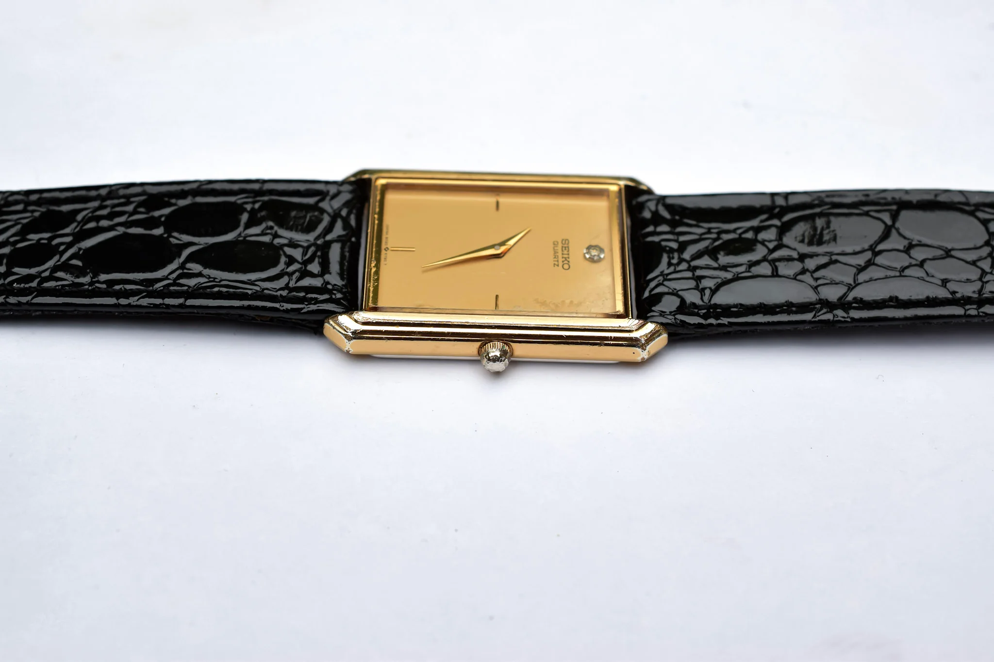 1986 Seiko Diamond Patina Tank - Image 3
