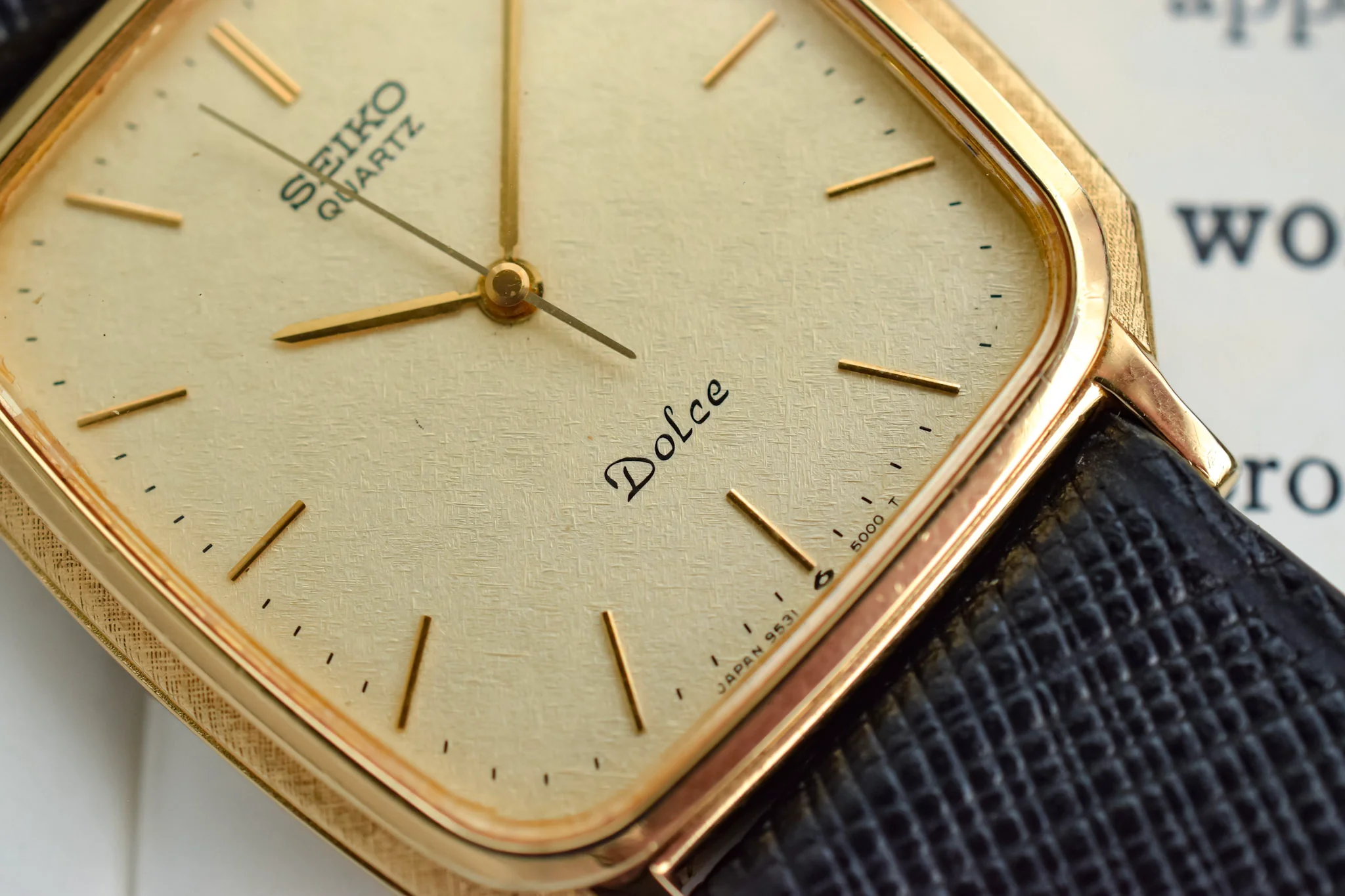 1986 Seiko Dolce Ornate Case Snowflake - Image 4