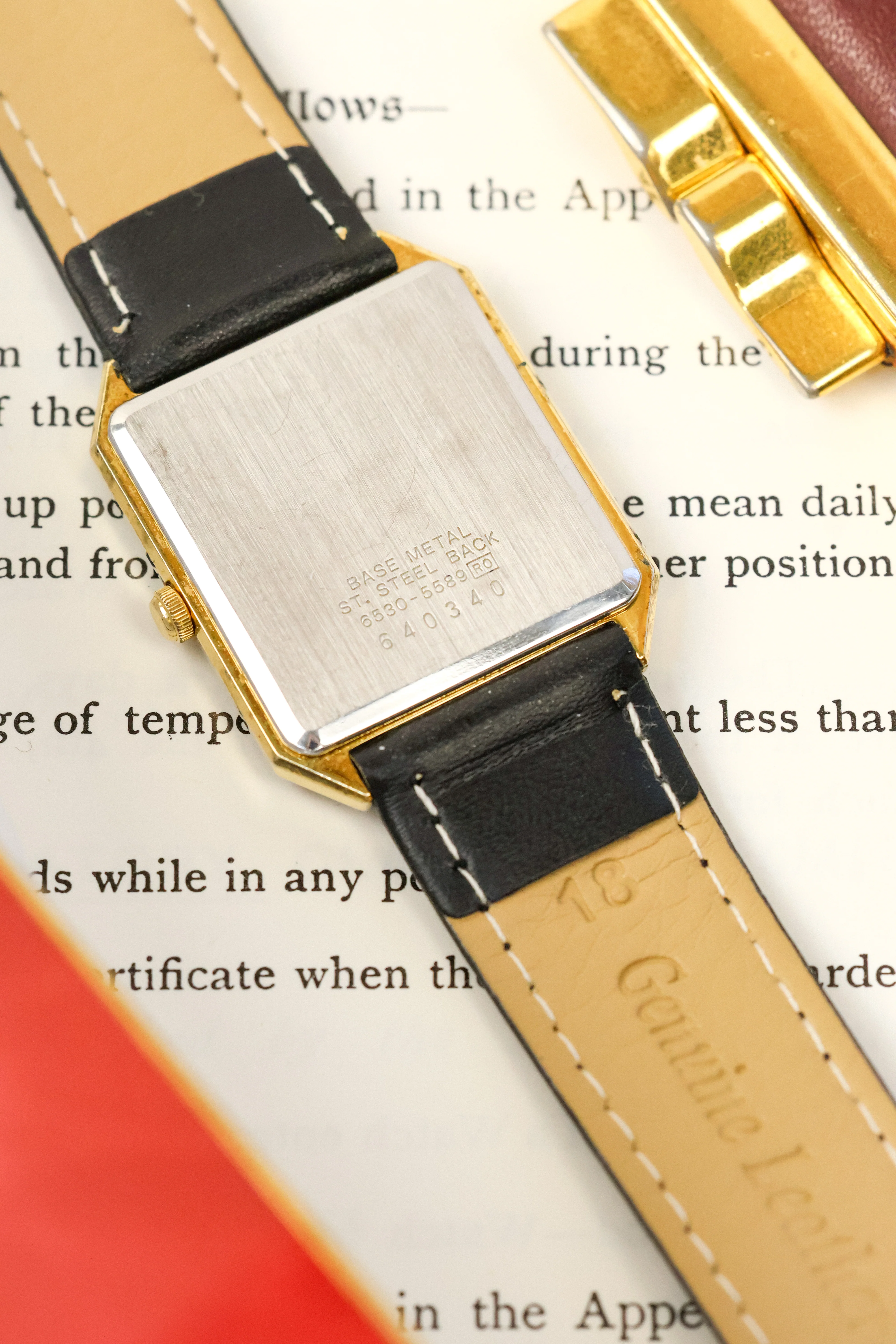 1986 Seiko Lacquered Bezel Gilt Octo - Image 10