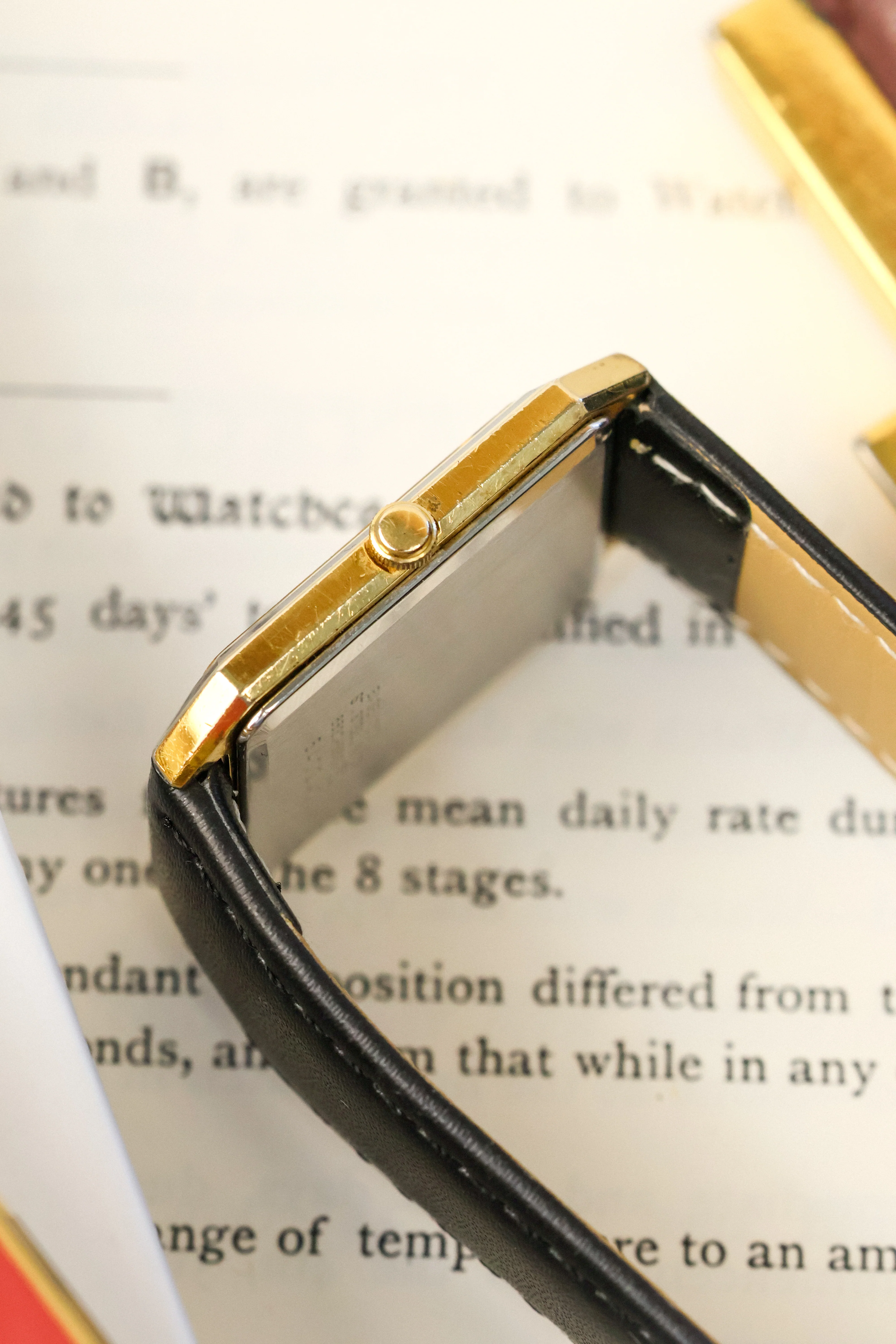 1986 Seiko Lacquered Bezel Gilt Octo - Image 4