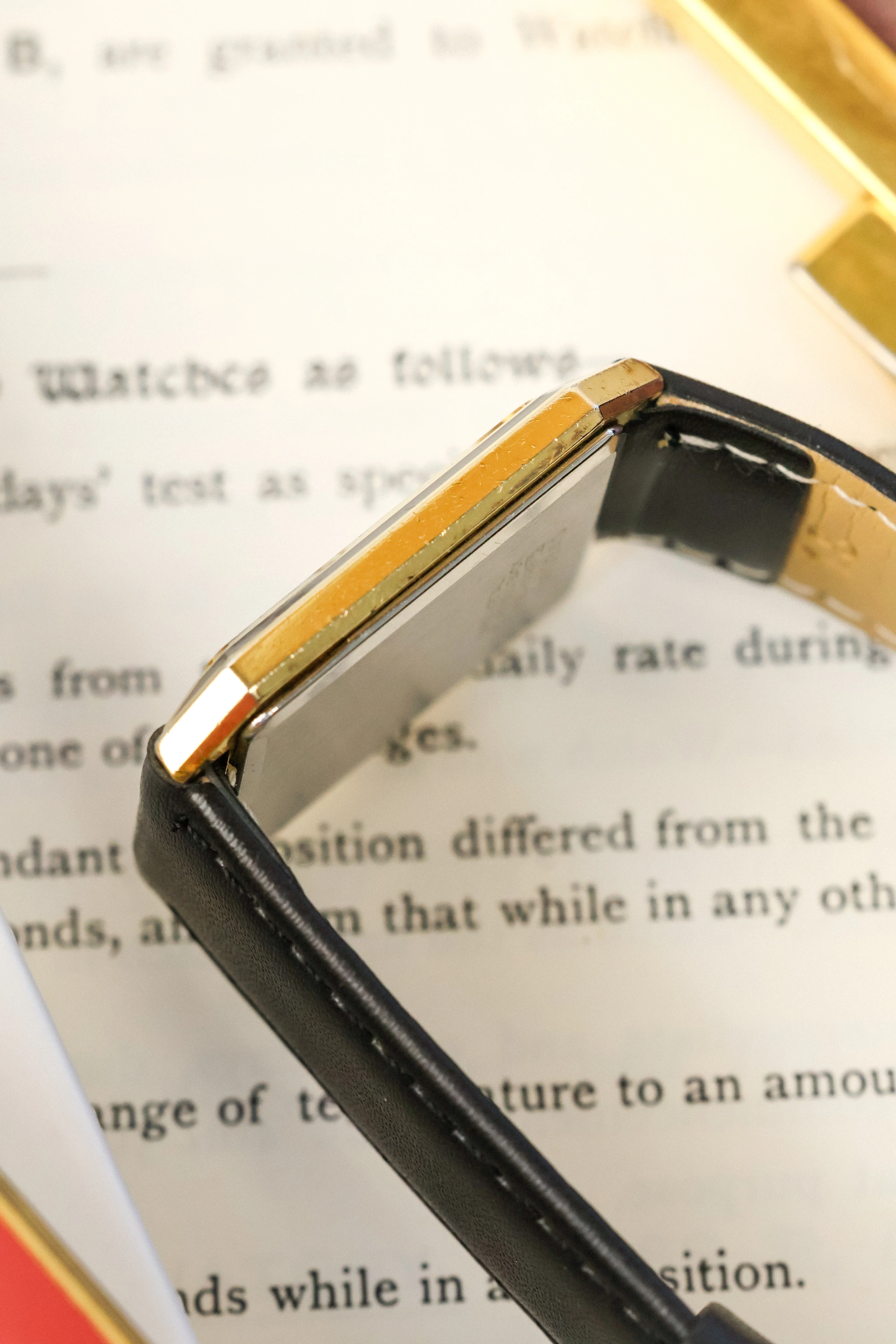 1986 Seiko Lacquered Bezel Gilt Octo - Image 5