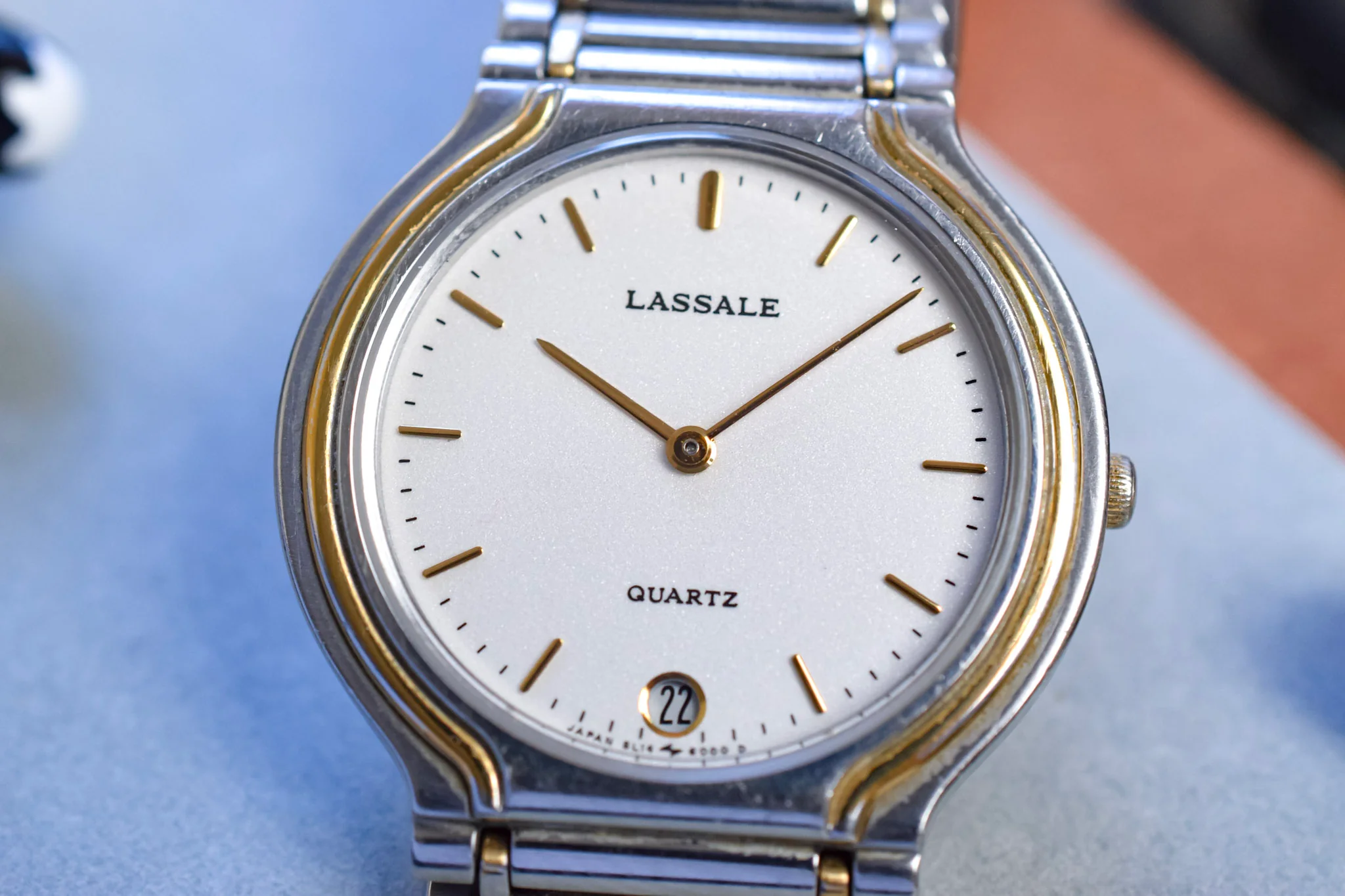 1986 Seiko Lassale Two Toned Calendar - Image 3
