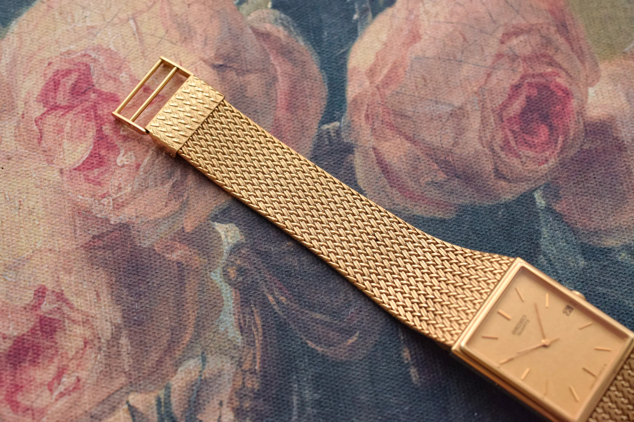 1986 Seiko Lattice Bracelet Tank - Image 6