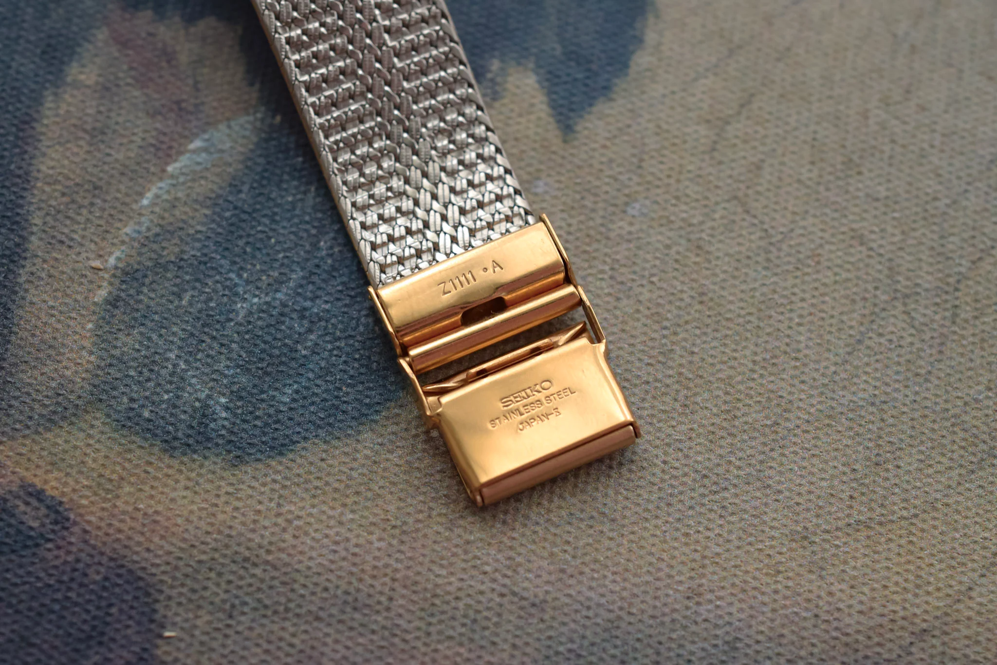 1986 Seiko Lattice Bracelet Tank - Image 7