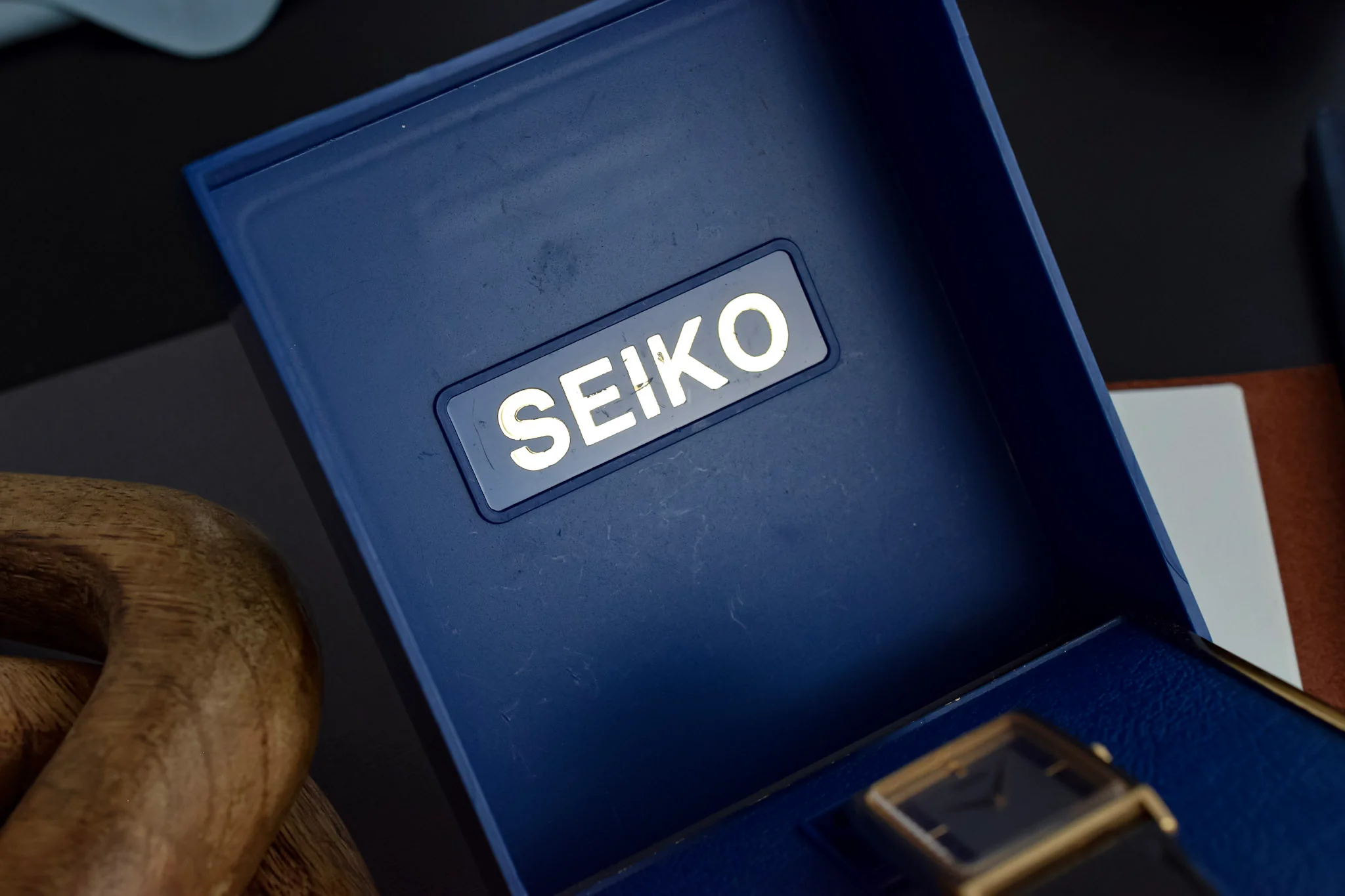1986 Seiko NOS Sector Dial Tank - Image 5