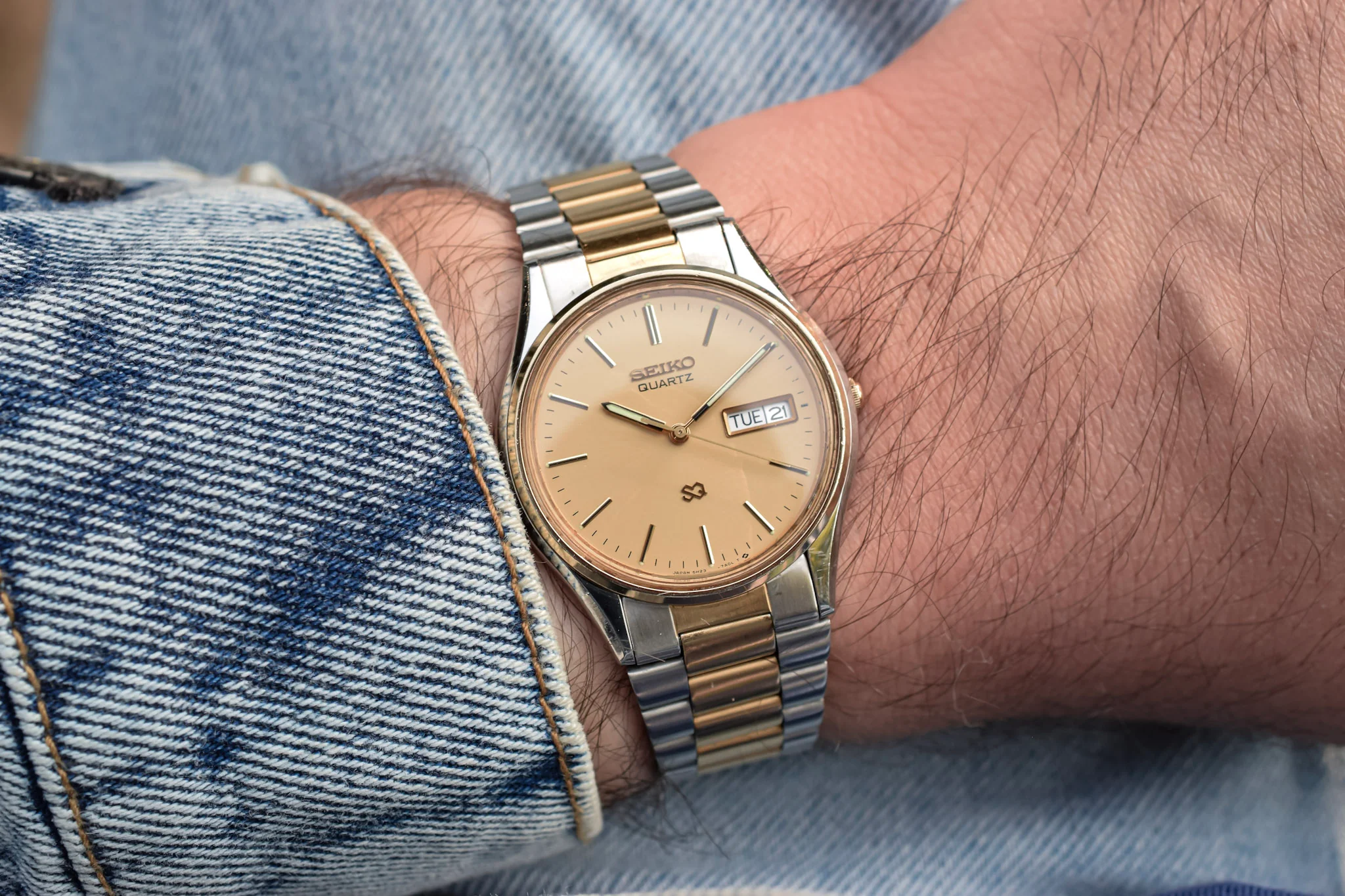 1986 Seiko SQ Champagne Day-Date - Image 4