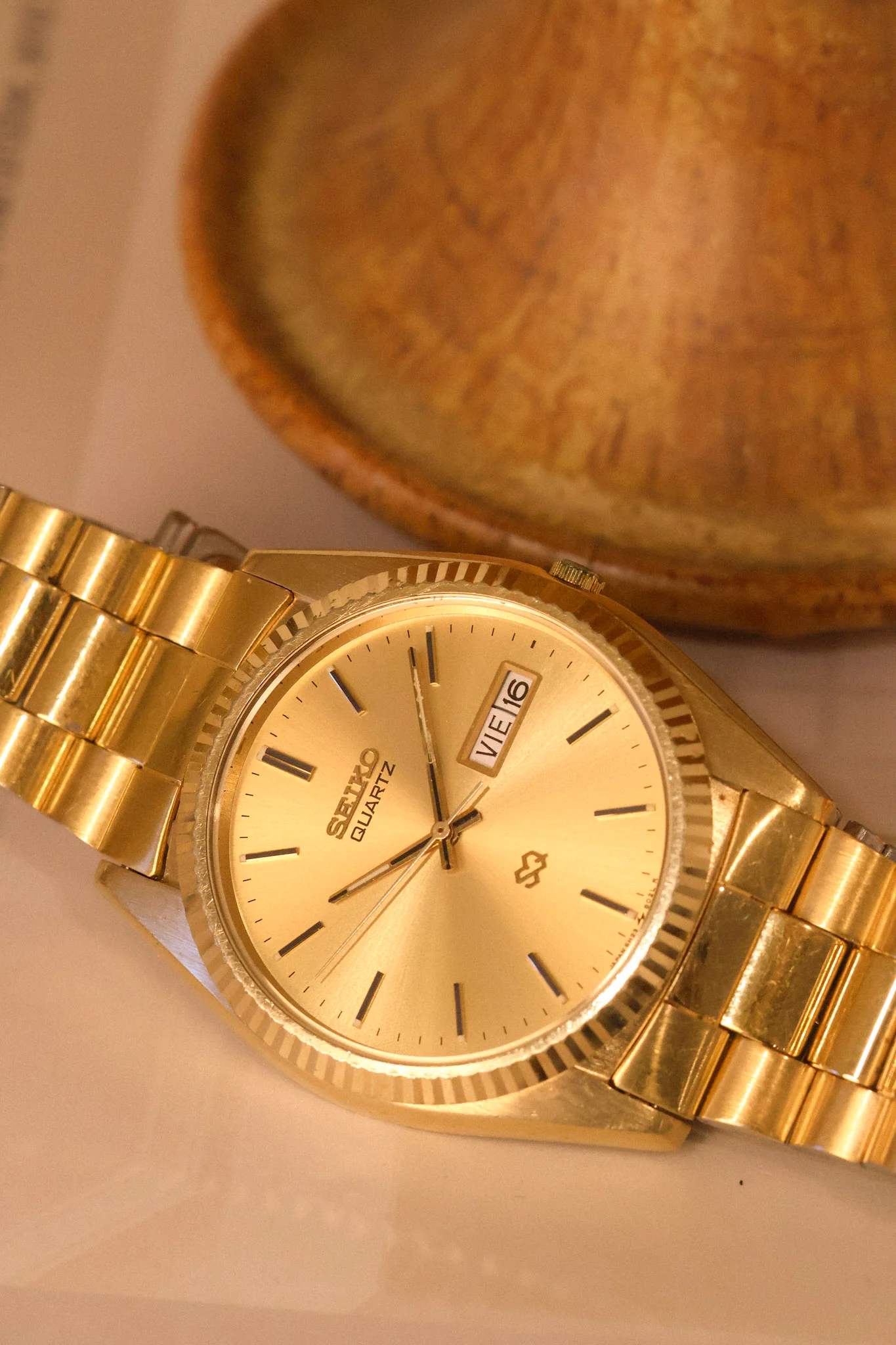 1986 Seiko SQ Golden Prez - Image 3