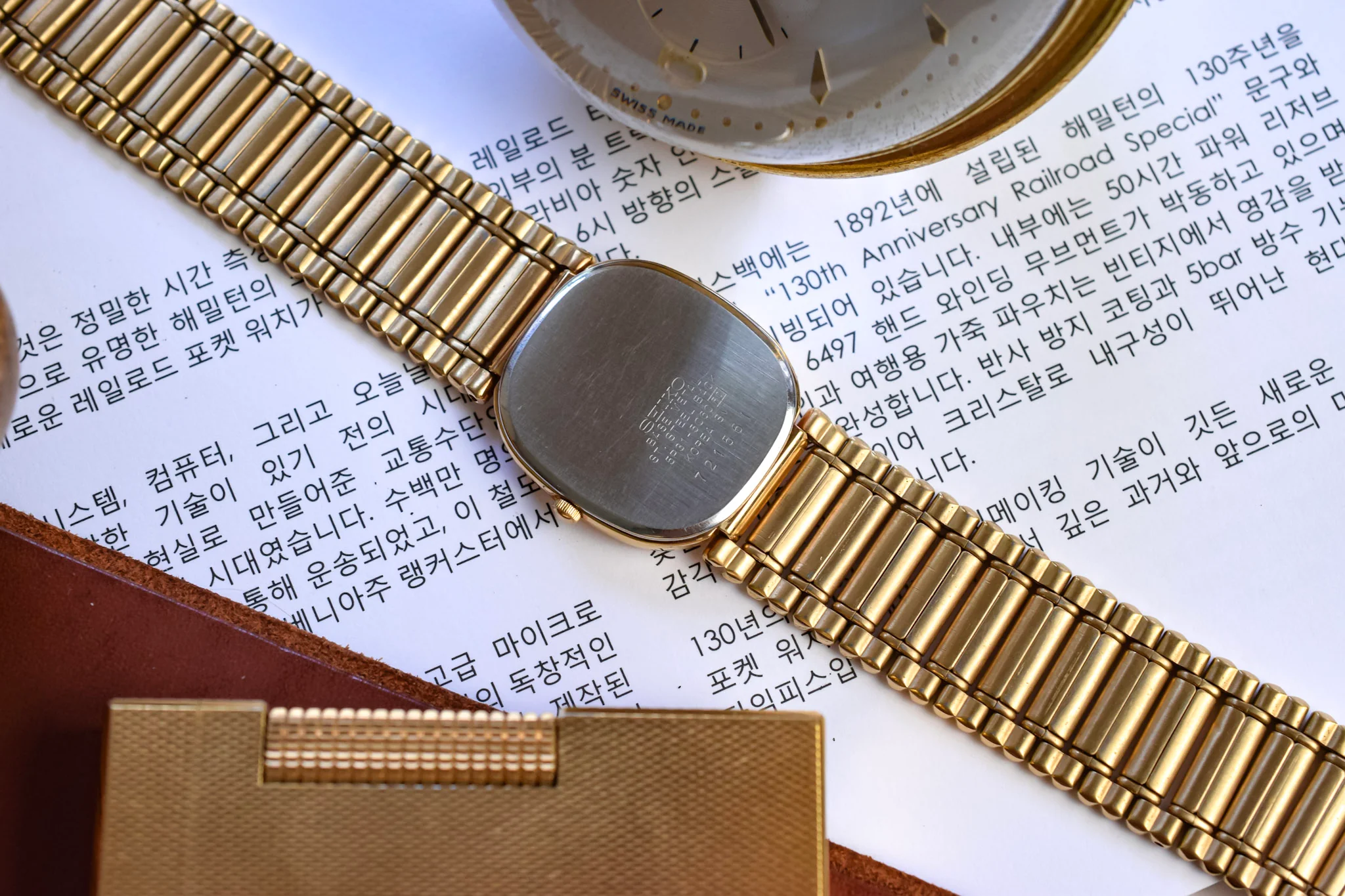 1987 Seiko Dolce Golden Rouleaux Ellipse - Image 9