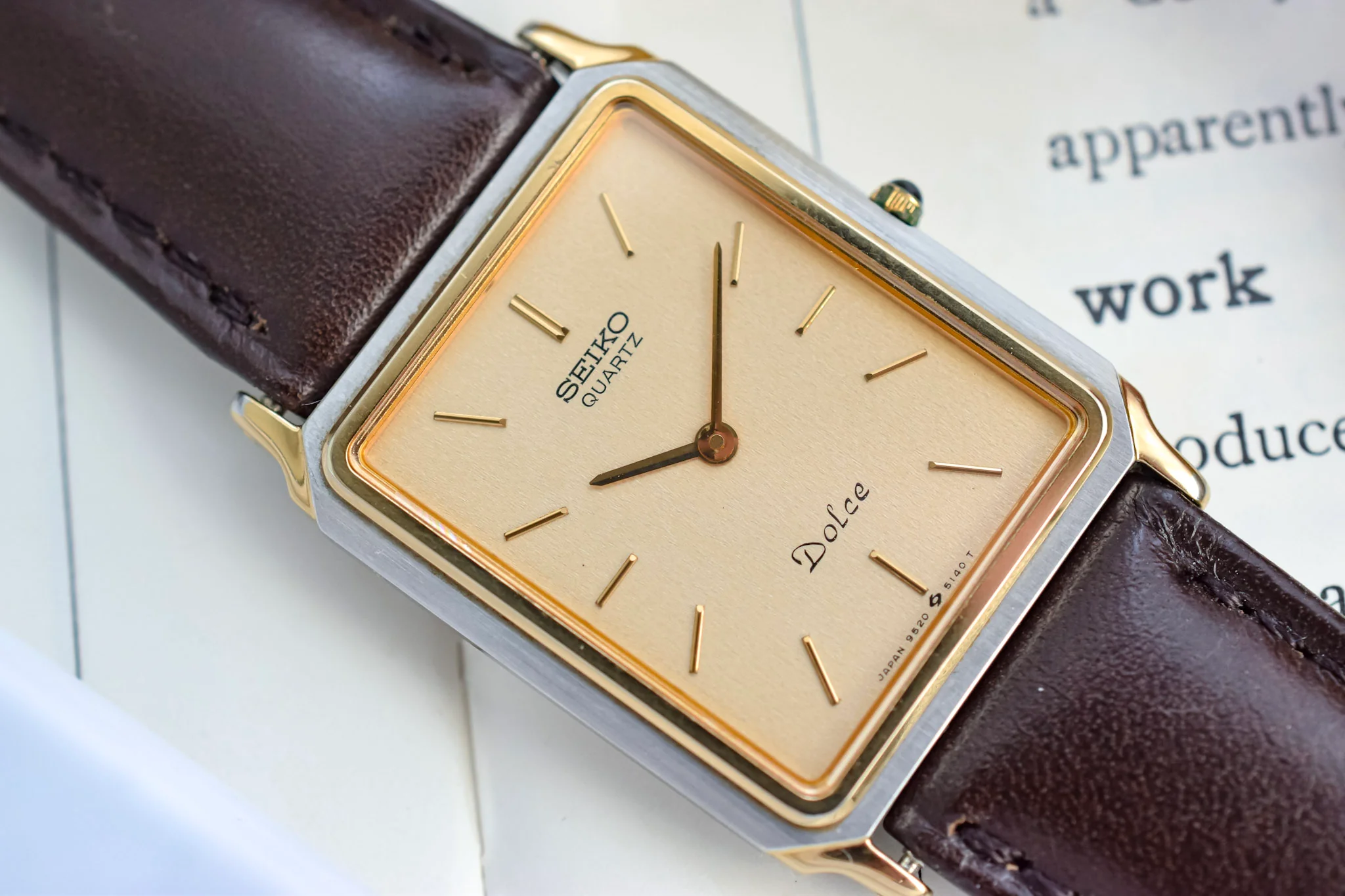 1987 Seiko Dolce Two Toned Octo - Image 3