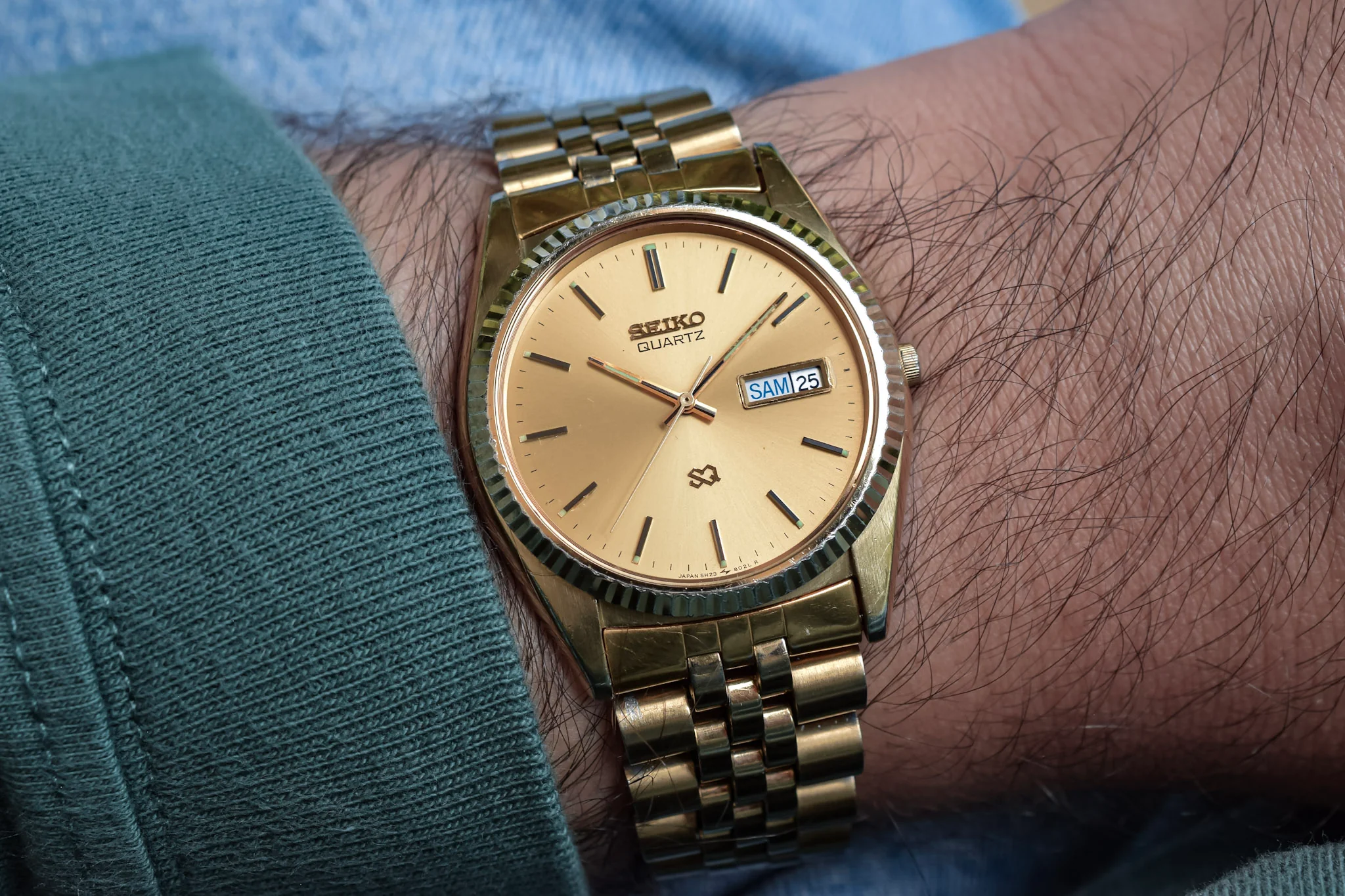 1987 Seiko Fluted Bezel Day-Date - Image 3