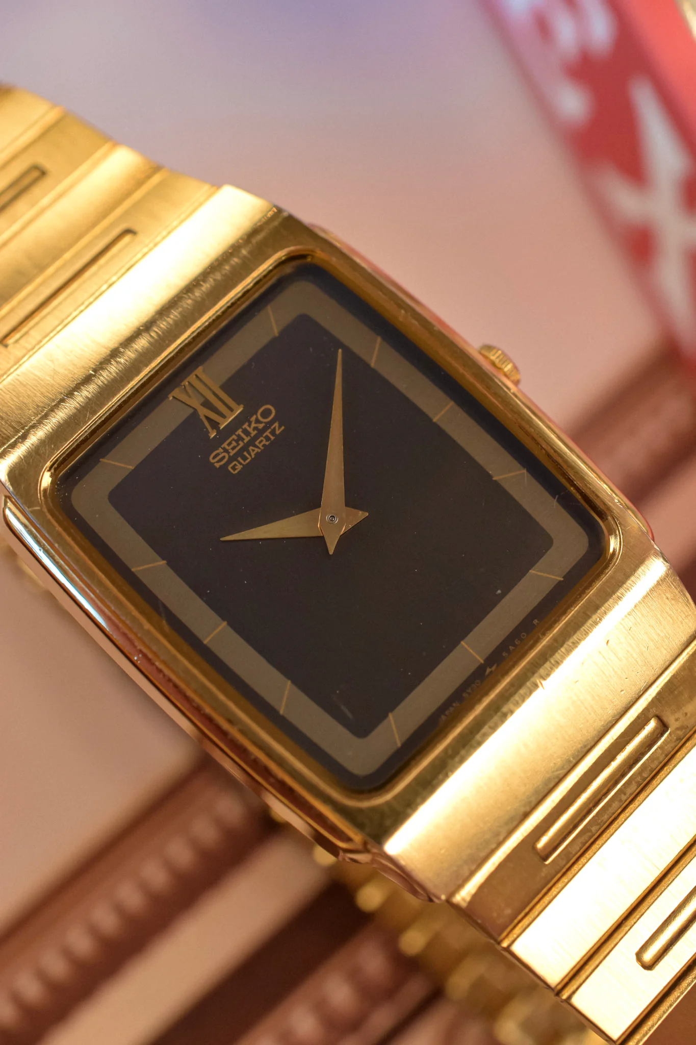 1987 Seiko Gilt Tonneau - Image 3