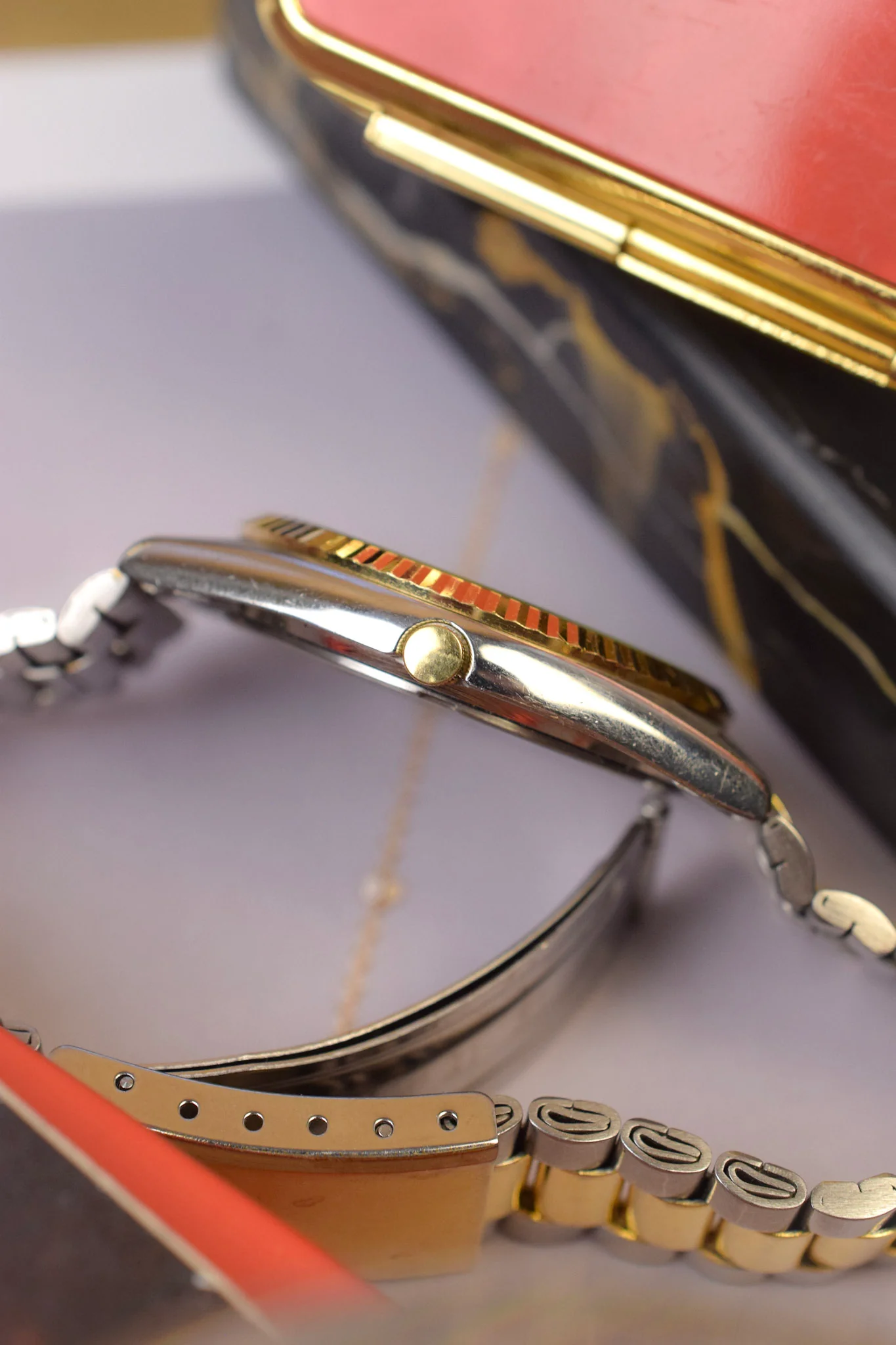 1987 Seiko SQ Silver Two Toned Prez - Image 4