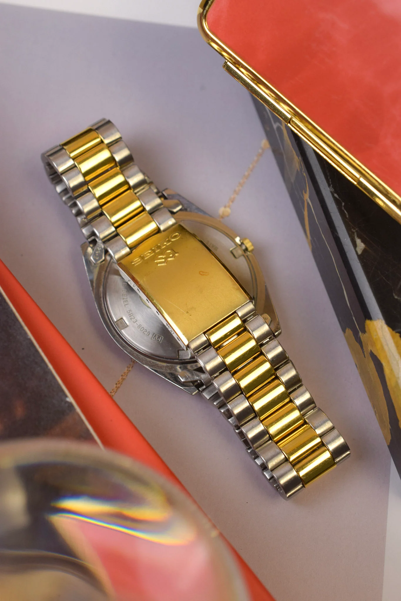 1987 Seiko SQ Silver Two Toned Prez - Image 7