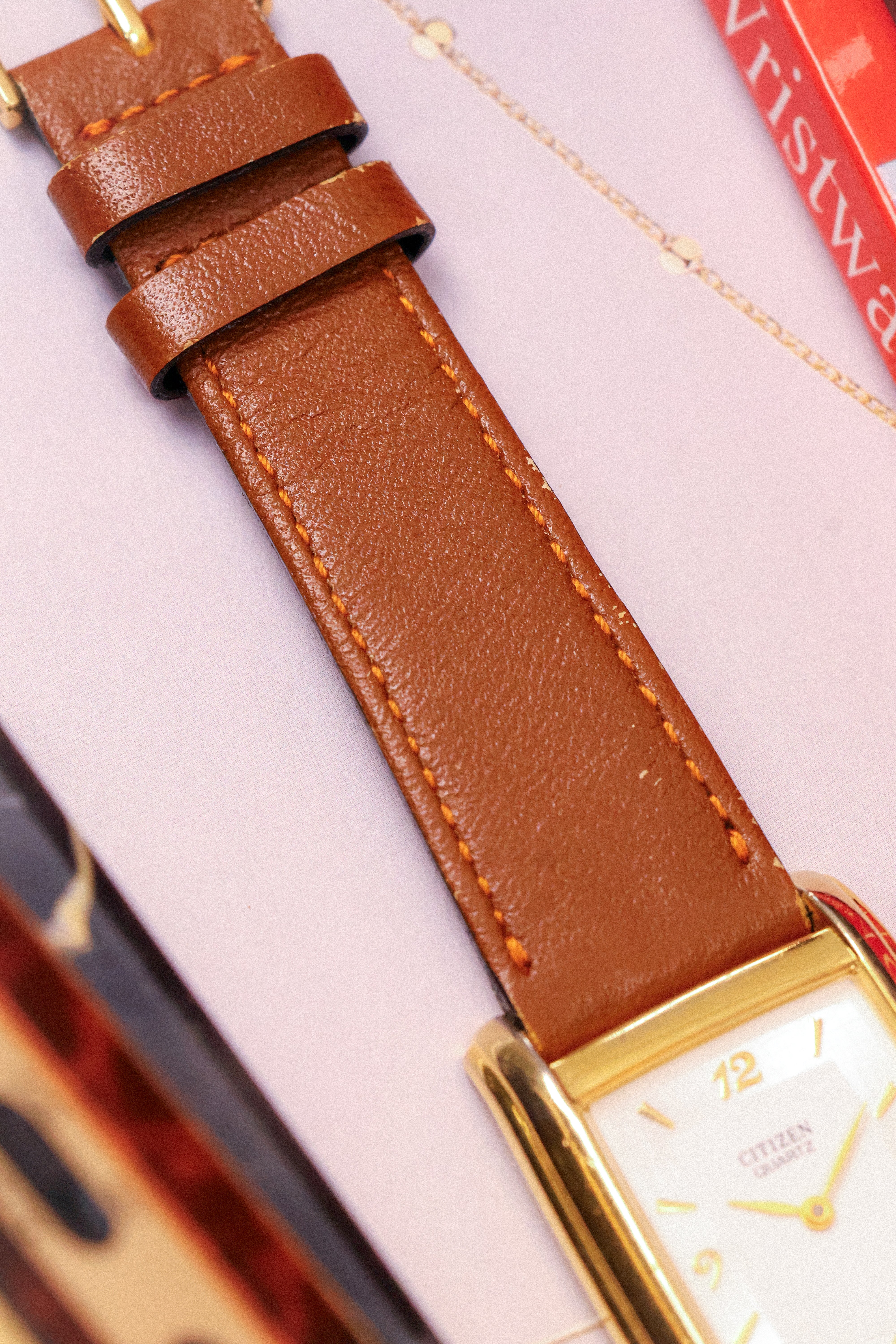 1996 Citizen Linen Dial Tank - Image 11