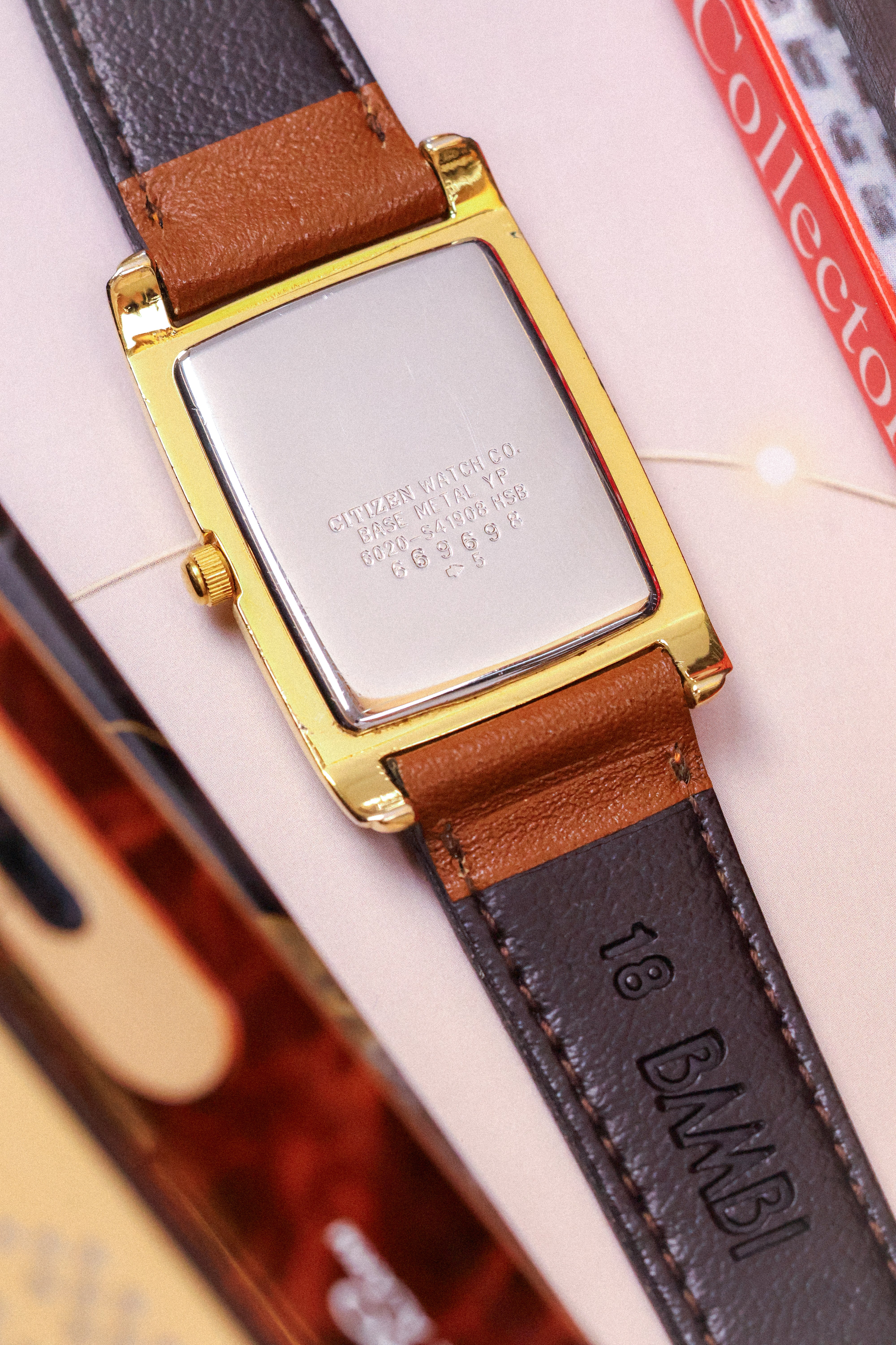 1996 Citizen Linen Dial Tank - Image 15