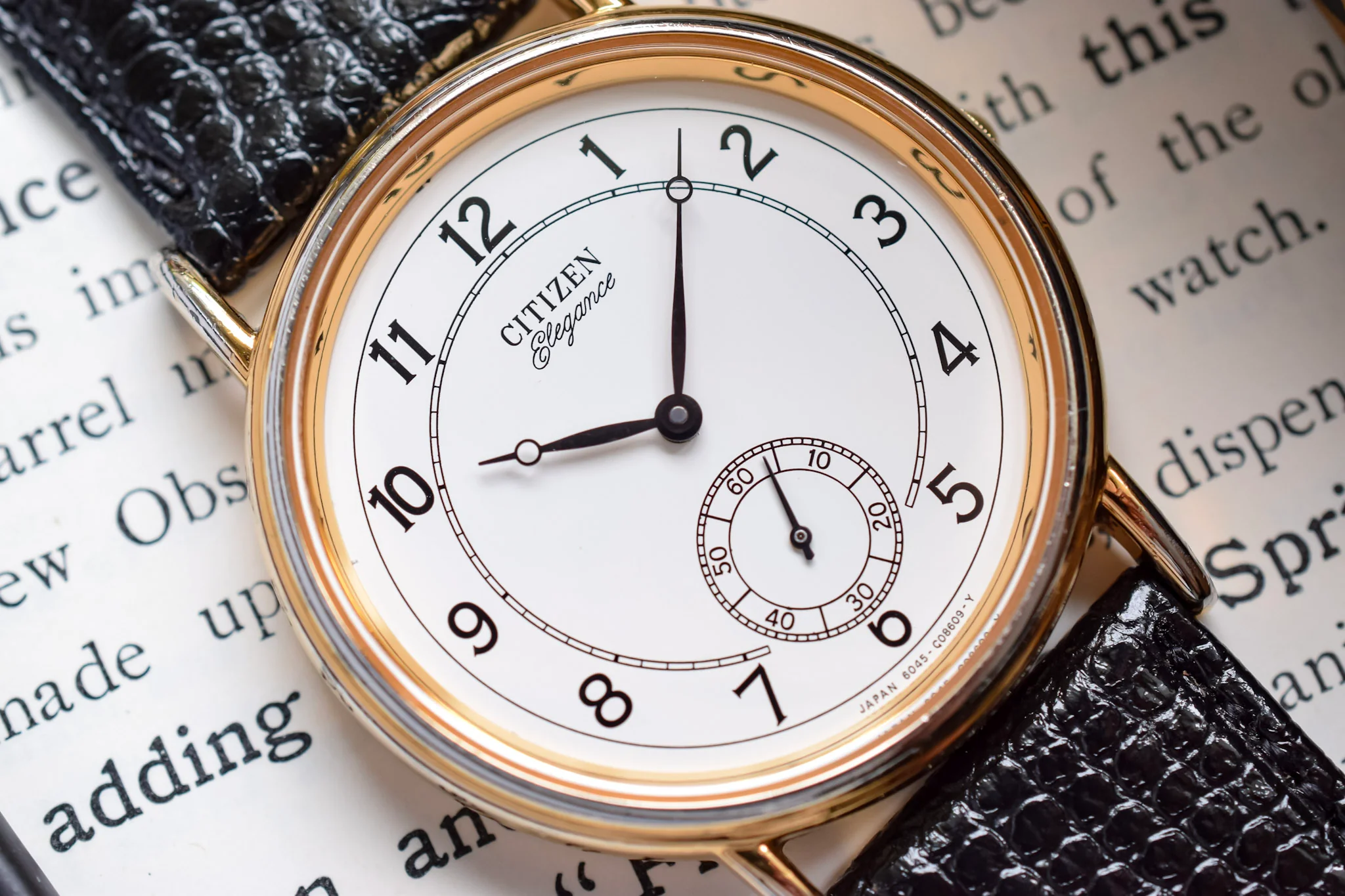 1988 Citizen Elegance Breguet Sector Sub Seconds - Image 2