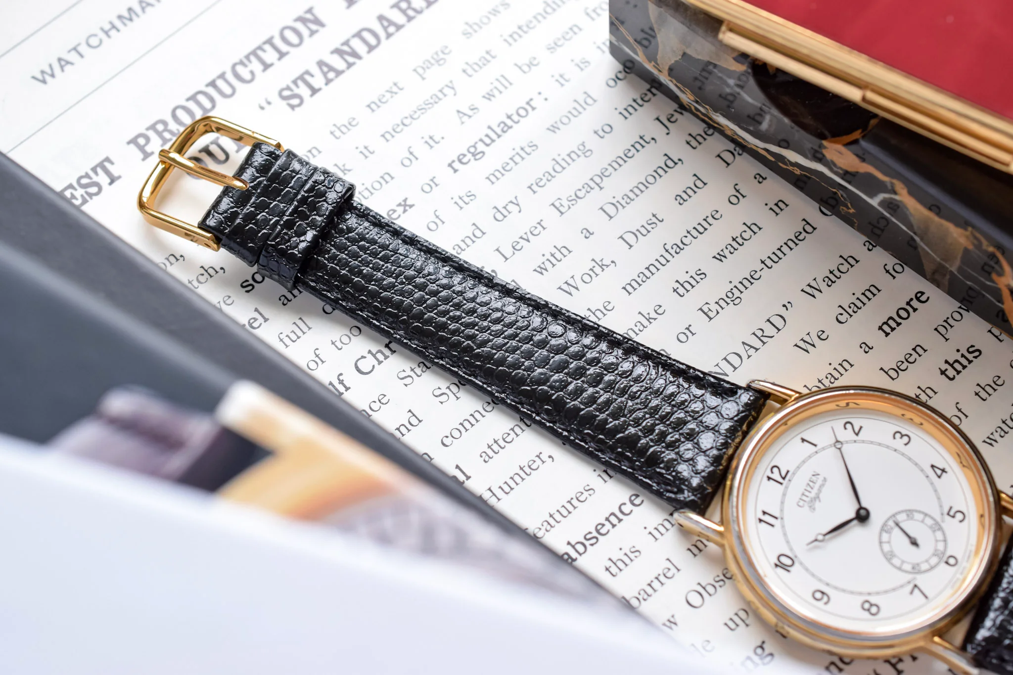 1988 Citizen Elegance Breguet Sector Sub Seconds - Image 5