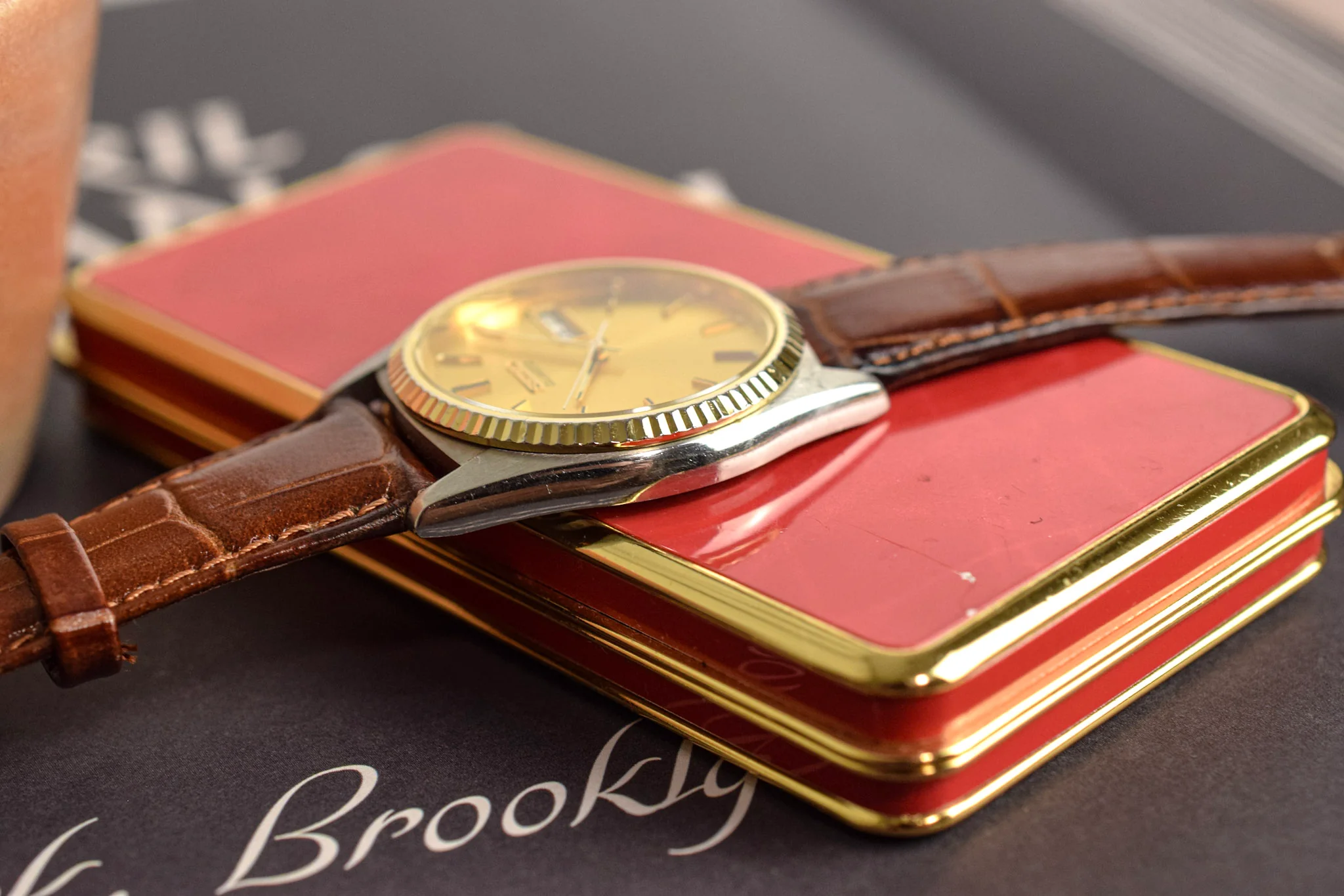 1988 Seiko Champagne Fluted Bezel Day-Date - Image 5
