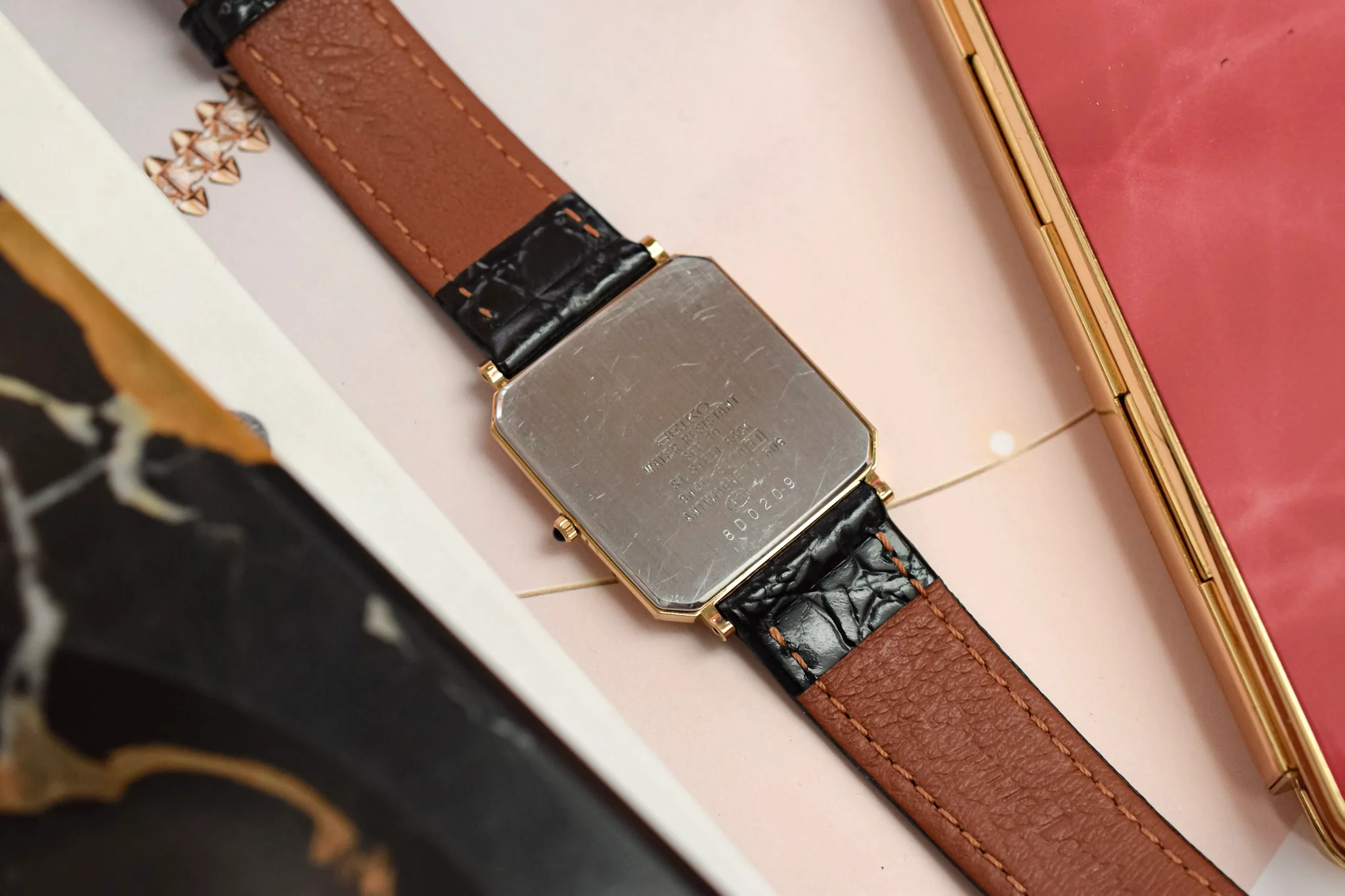1988 Seiko Dolce Ornate Stepped Bezel Octo - Image 6
