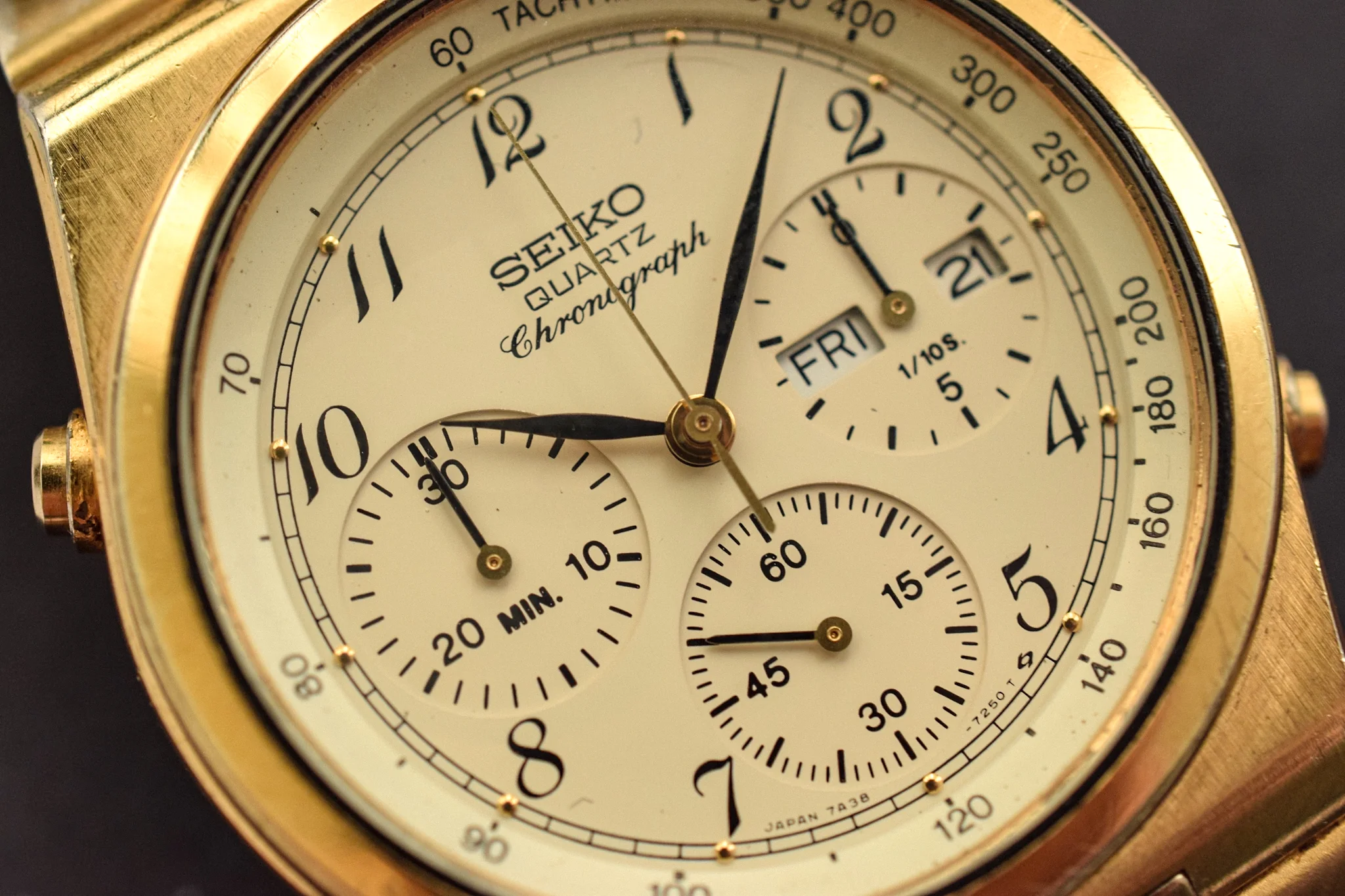 1988 Seiko Golden Chrono Calendar - Image 3