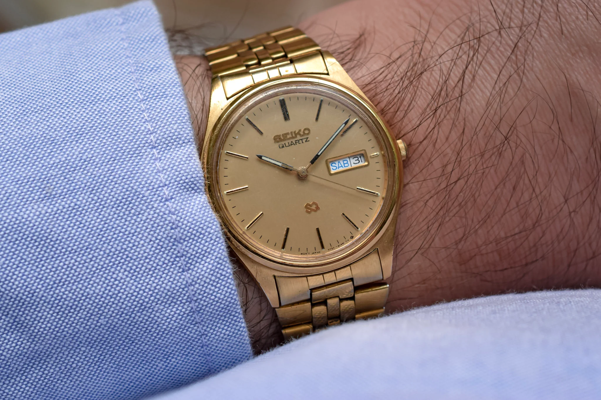1988 Seiko SQ Champagne Day-Date - Image 2