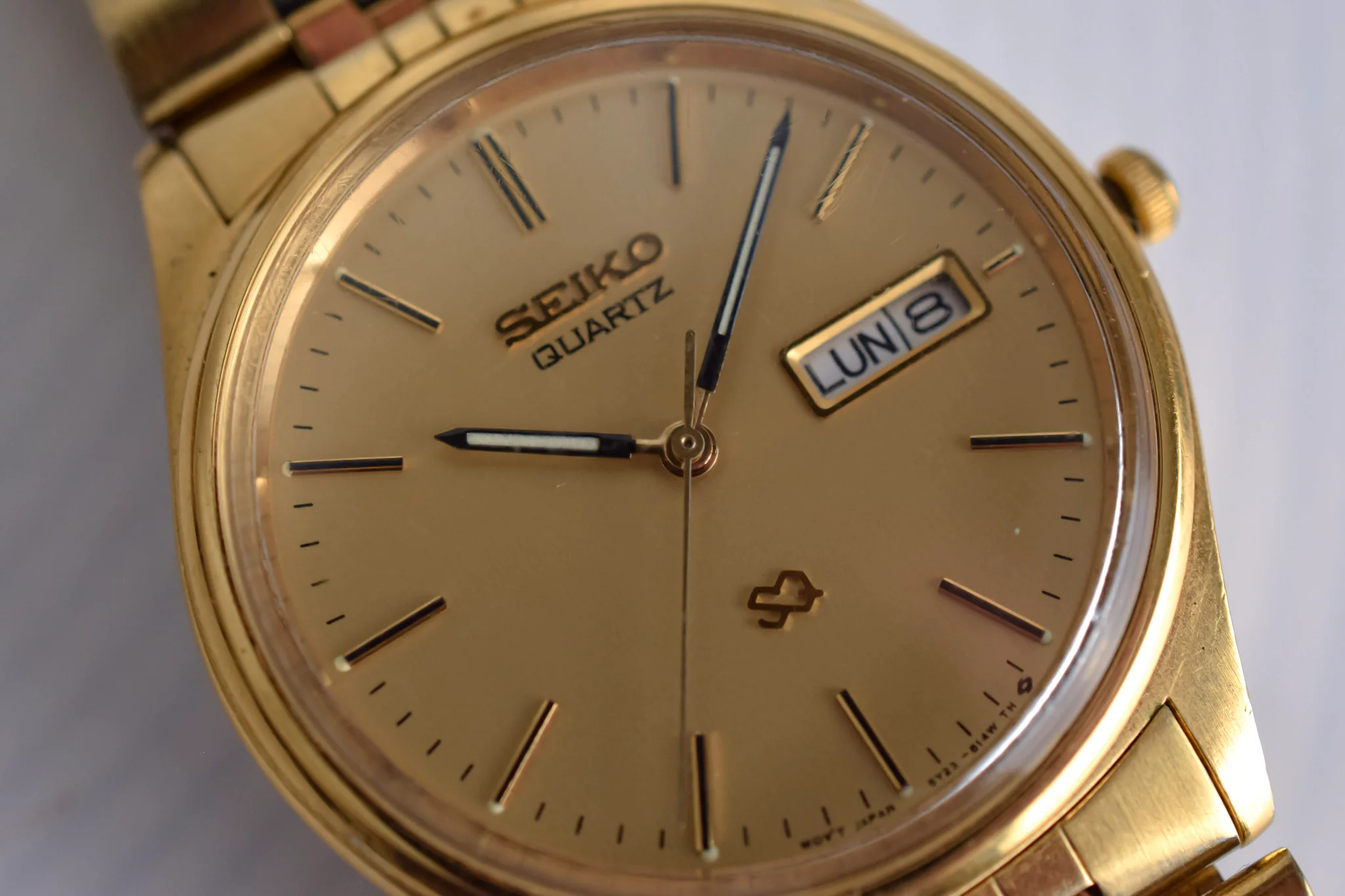 1988 Seiko SQ Champagne Day-Date - Image 3
