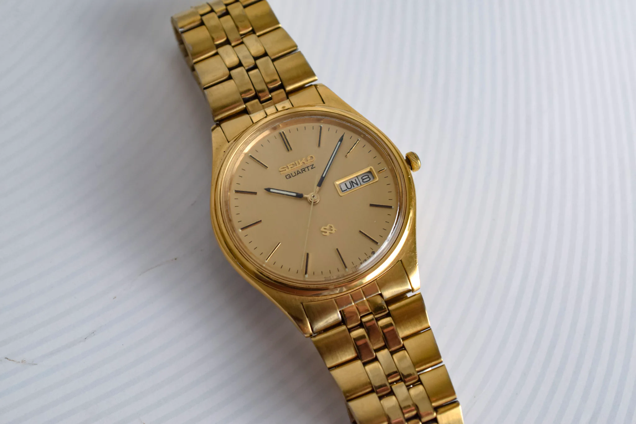 1988 Seiko SQ Champagne Day-Date - Image 6