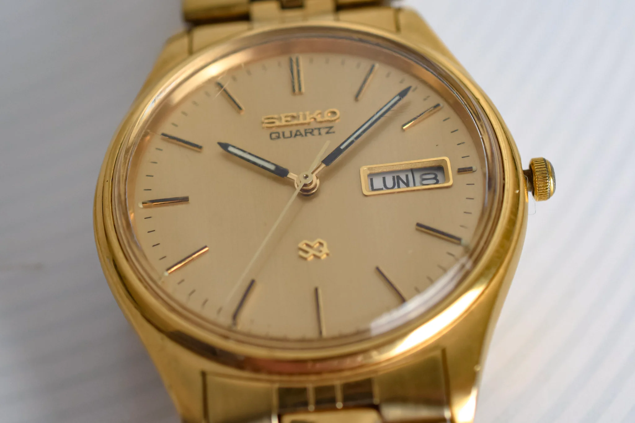 1988 Seiko SQ Champagne Day-Date - Image 7