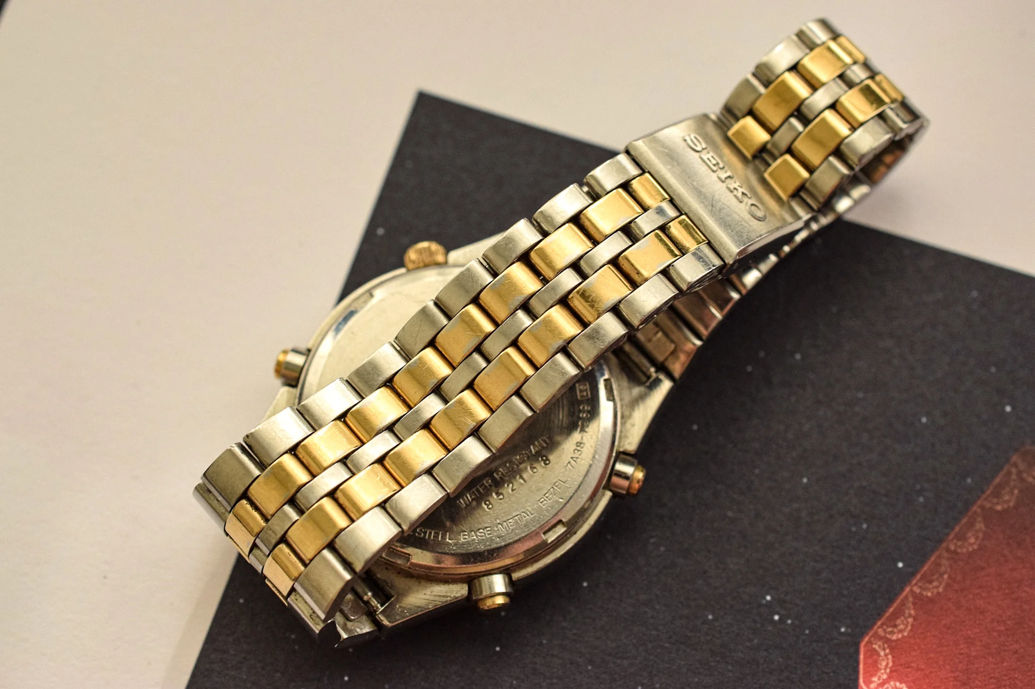 1988 Seiko Two-Toned Chrono Calendar - Image 7