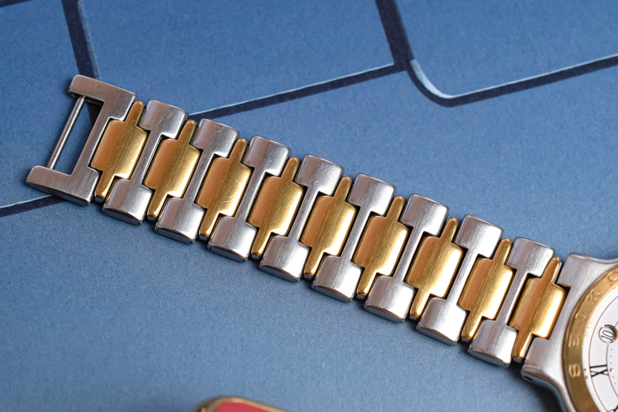 1988 Seiko Two Toned Roman Moonphase Calendar - Image 7